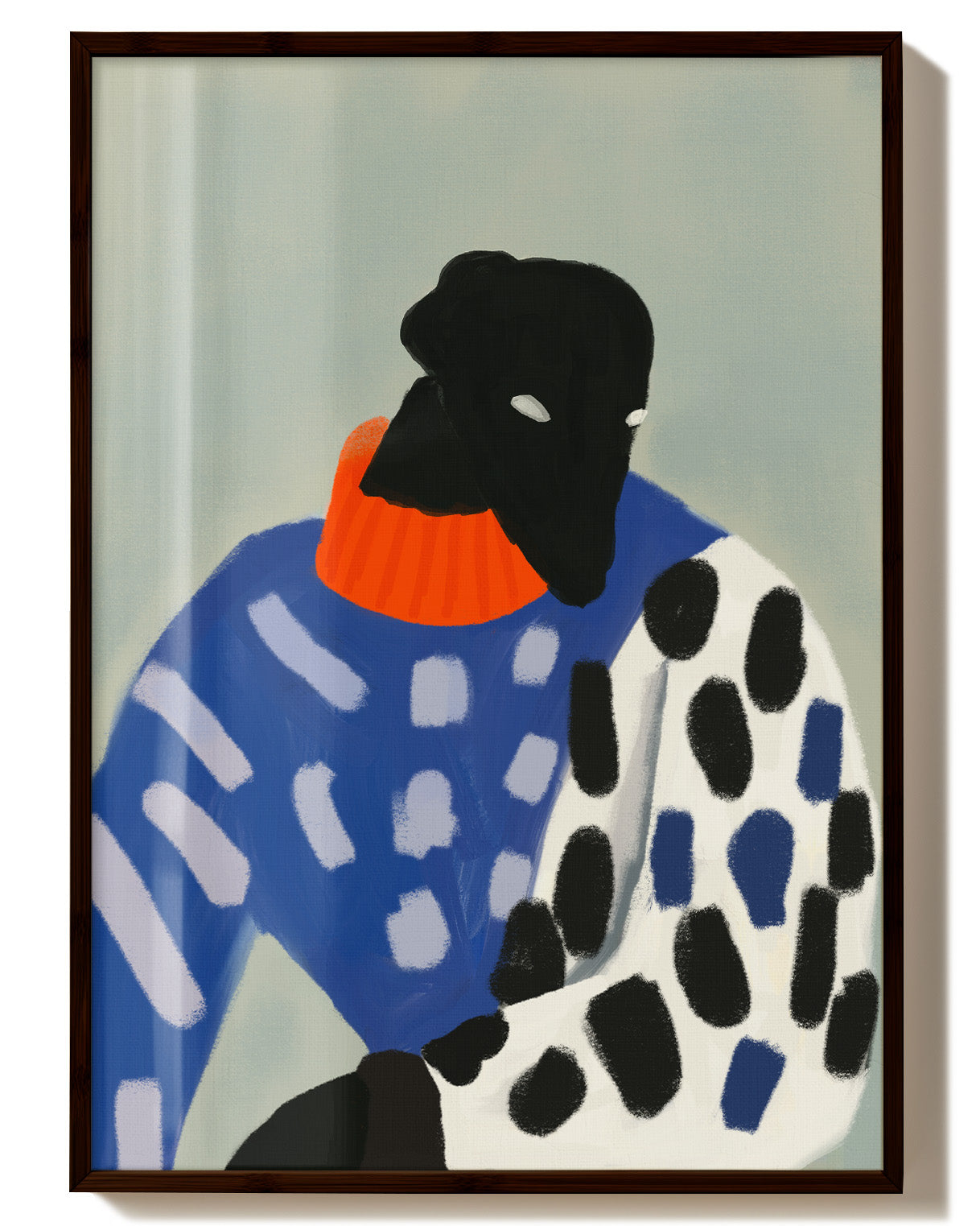 No Pet Poster – Print Material Wandbild, moderne Kunst & Fine Art Print von Spawnd, handgefertigt & Made in Germany