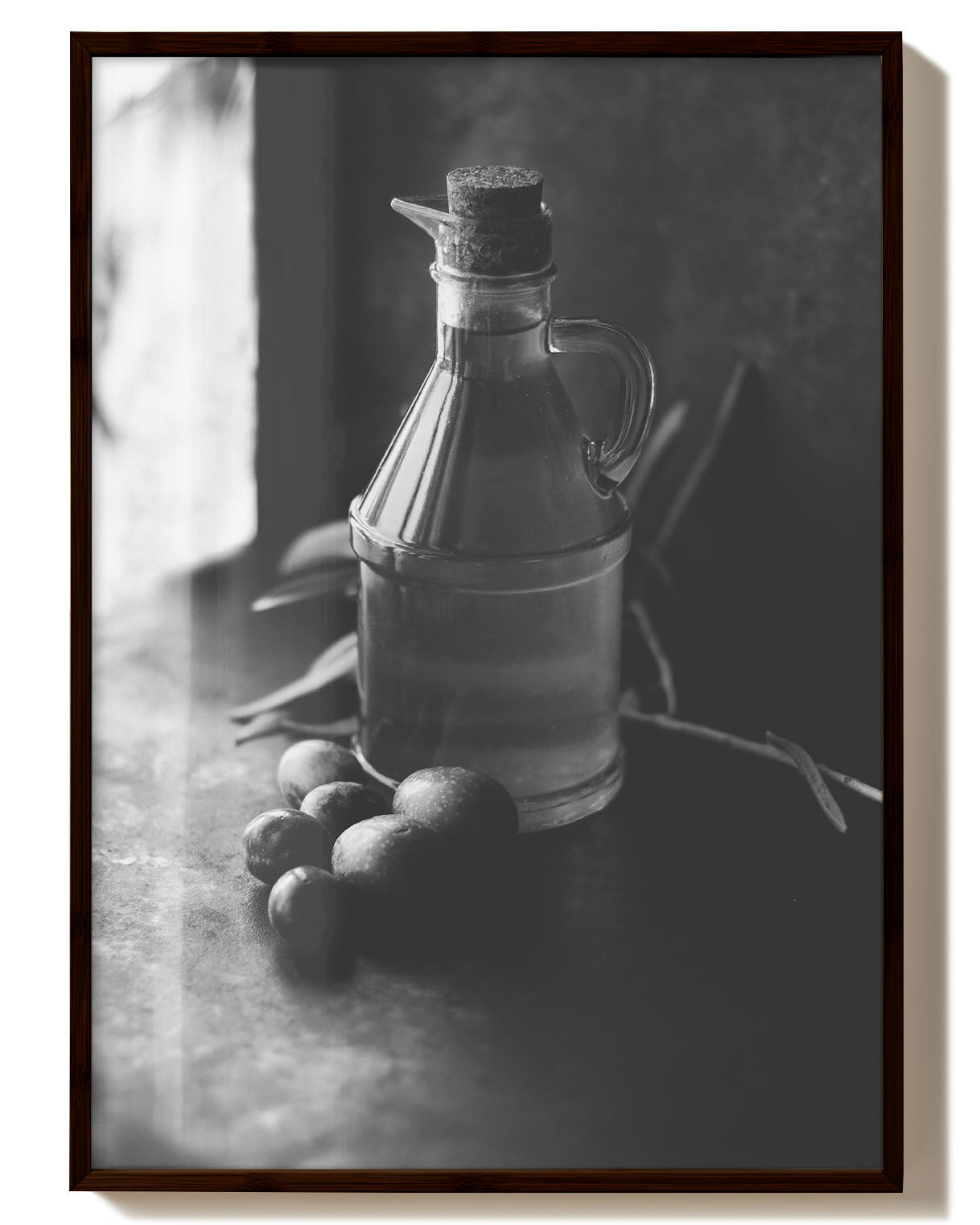 Oliveoil Poster – Print Material Wandbild, moderne Kunst & Fine Art Print von Spawnd, handgefertigt & Made in Germany