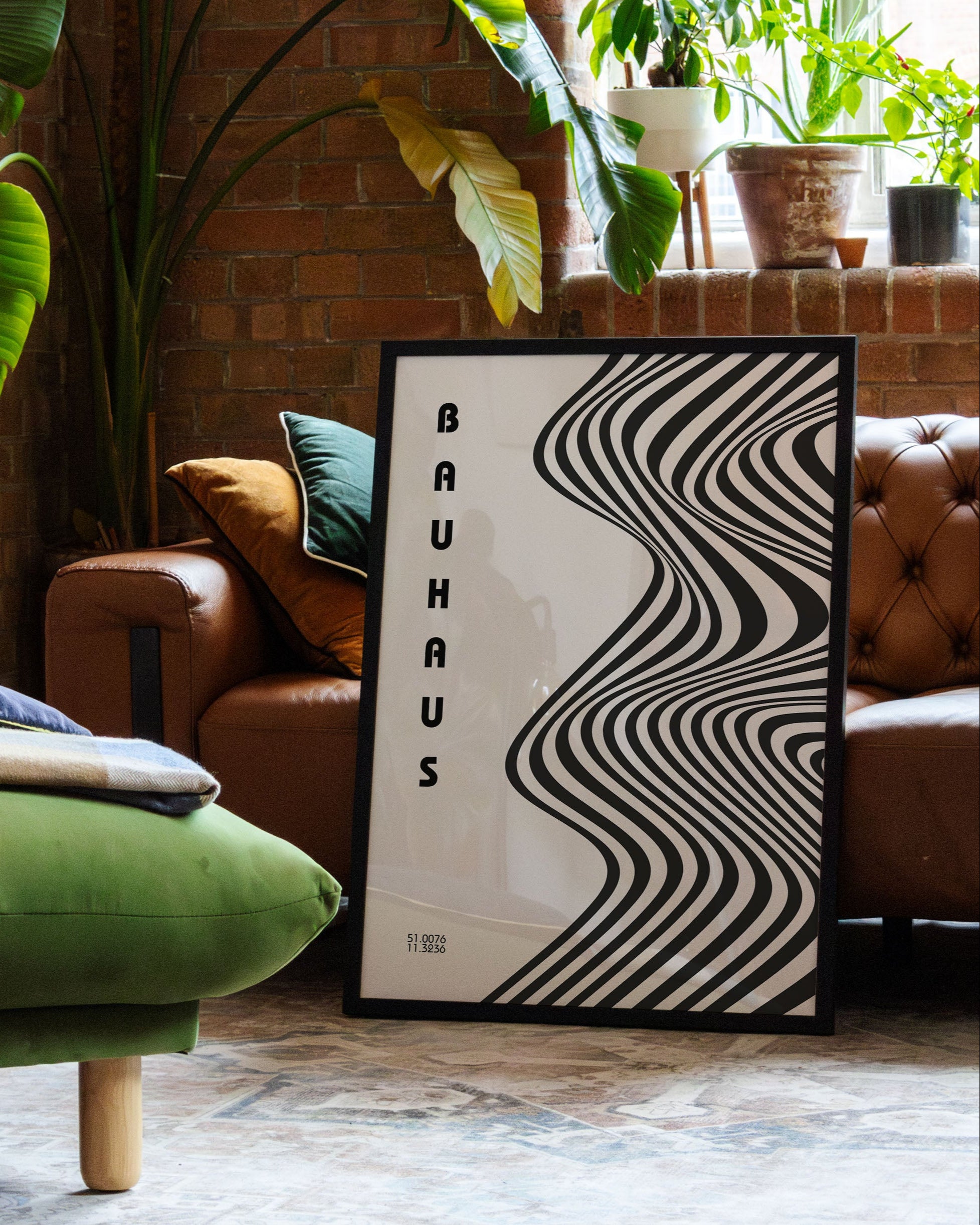 Optik 51.0076° Poster – Print Material Wandbild, moderne Kunst & Fine Art Print von Spawnd, handgefertigt & Made in Germany