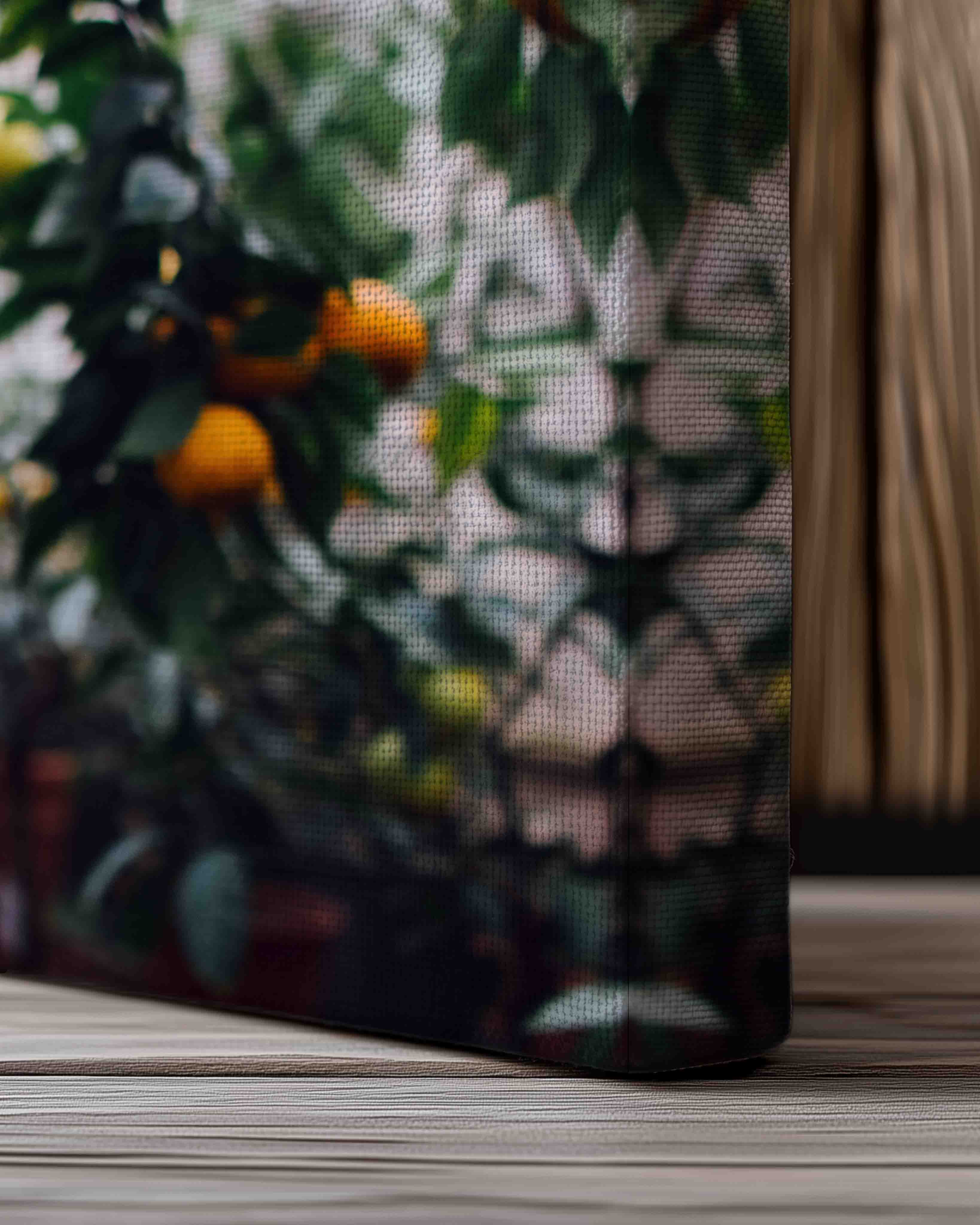 Orange Tree Poster – Print Material Wandbild, moderne Kunst & Fine Art Print von Spawnd, handgefertigt & Made in Germany