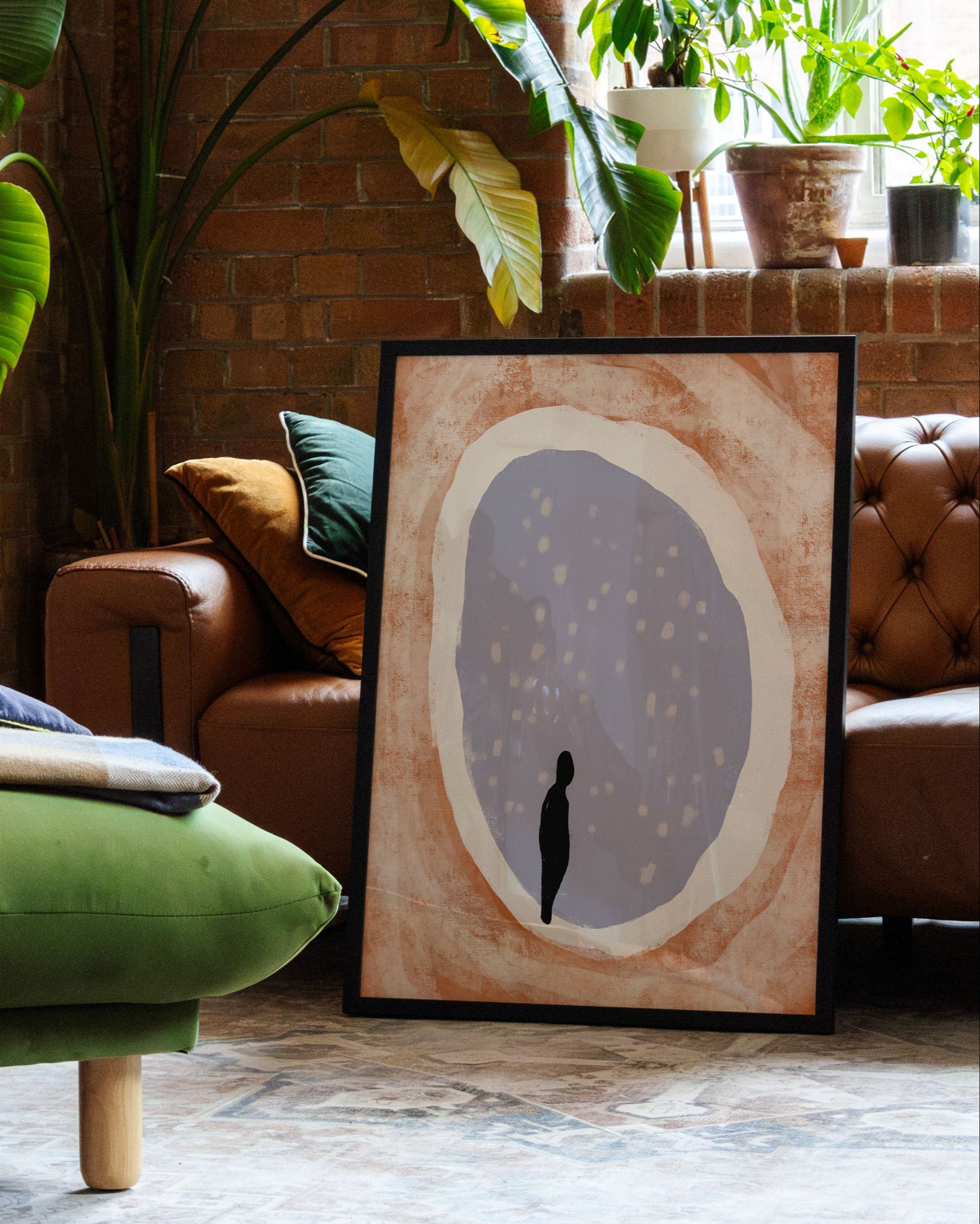 Orbit of Thought Poster – Print Material Wandbild, moderne Kunst & Fine Art Print von Spawnd, handgefertigt & Made in Germany
