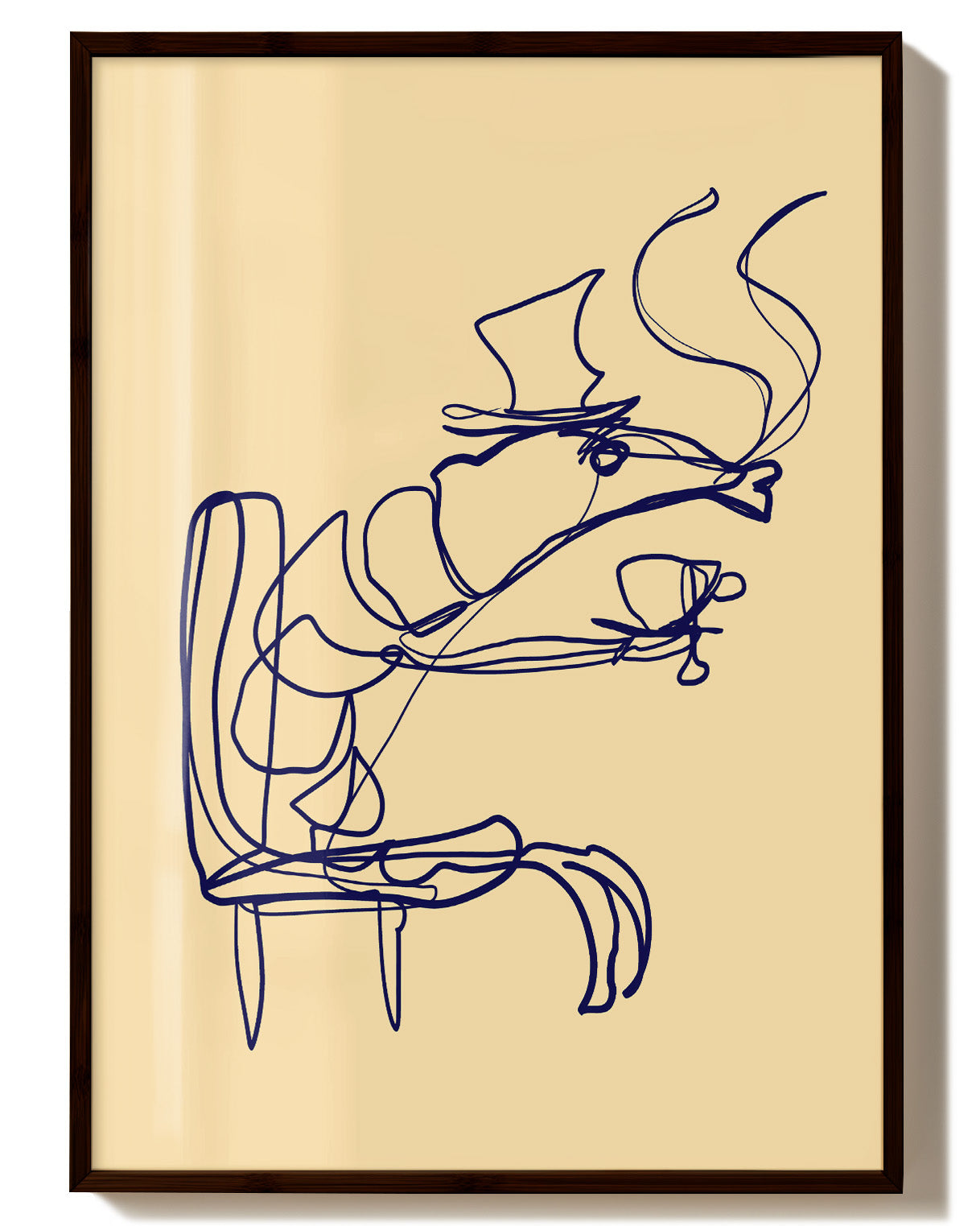 Pacific Shrimp Poster – Print Material Wandbild, moderne Kunst & Fine Art Print von Spawnd, handgefertigt & Made in Germany