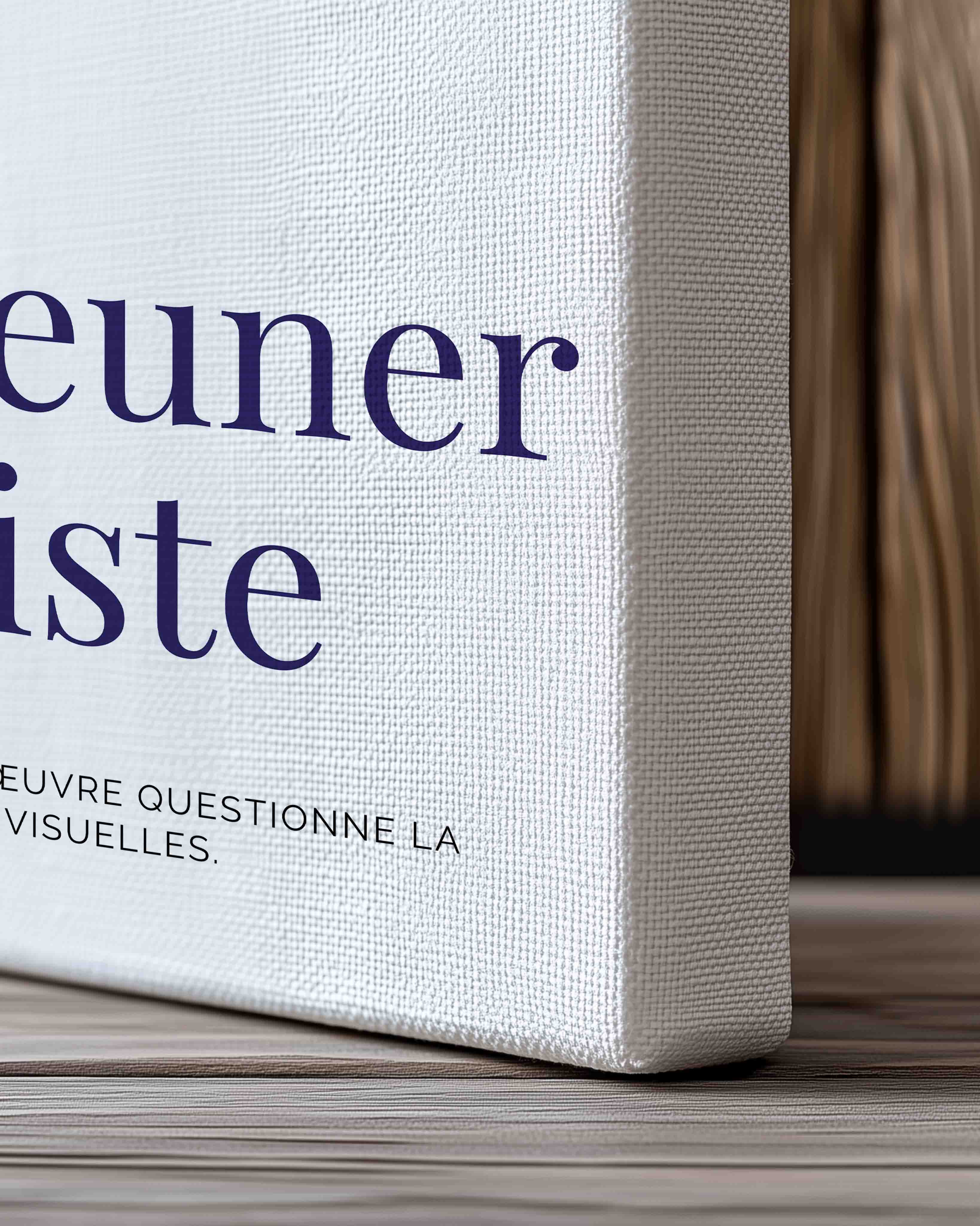 Petit Dejeuner brutaliste Poster – Print Material Wandbild, moderne Kunst & Fine Art Print von Spawnd, handgefertigt & Made in Germany