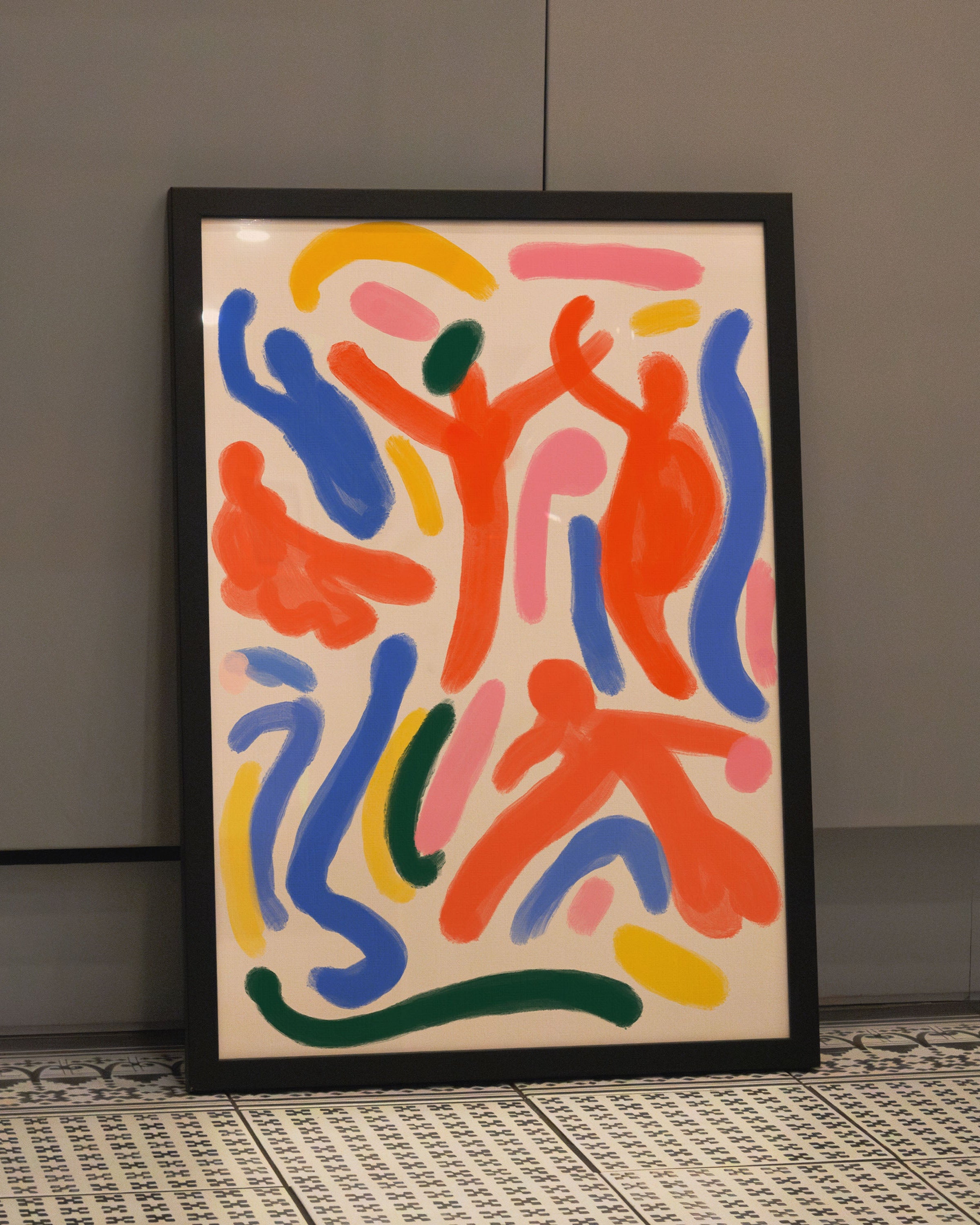 Playground Poster – Print Material Wandbild, moderne Kunst & Fine Art Print von Spawnd, handgefertigt & Made in Germany