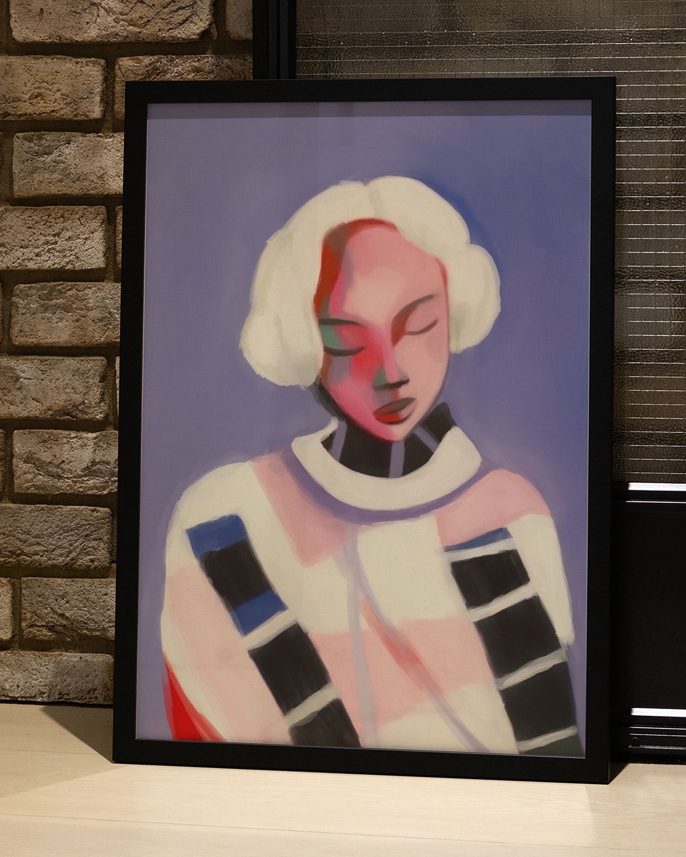 Quiet Mode Poster – Print Material Wandbild, moderne Kunst & Fine Art Print von Spawnd, handgefertigt & Made in Germany