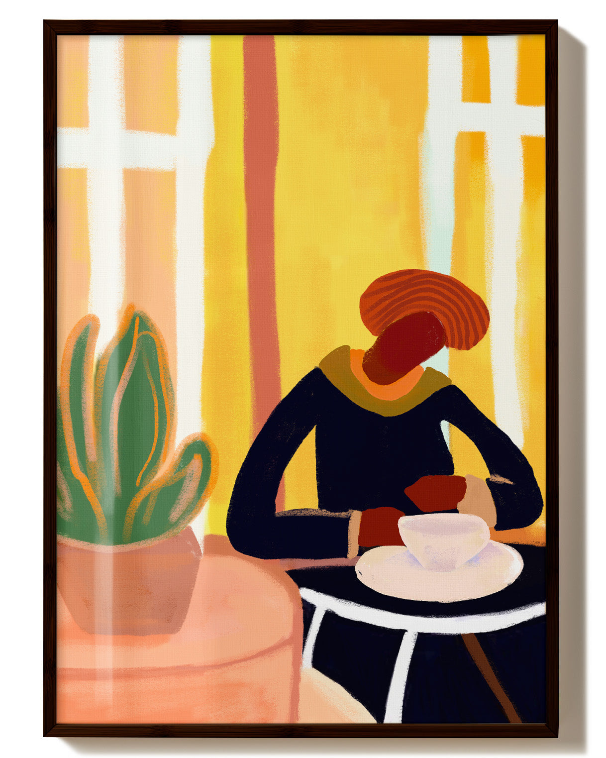 Quiet Thoughts Poster – Print Material Wandbild, moderne Kunst & Fine Art Print von Spawnd, handgefertigt & Made in Germany