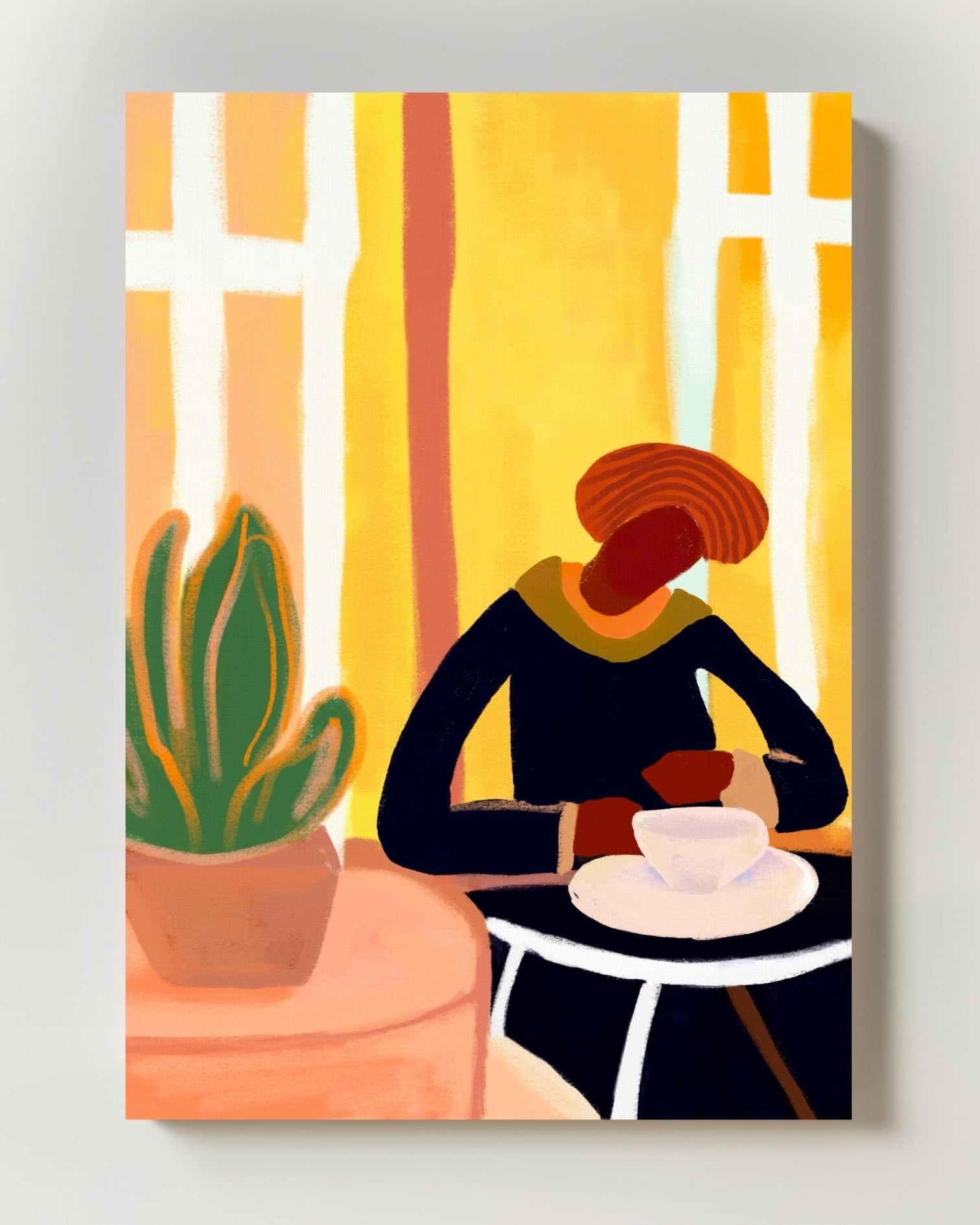 Quiet Thoughts Poster – Print Material Wandbild, moderne Kunst & Fine Art Print von Spawnd, handgefertigt & Made in Germany