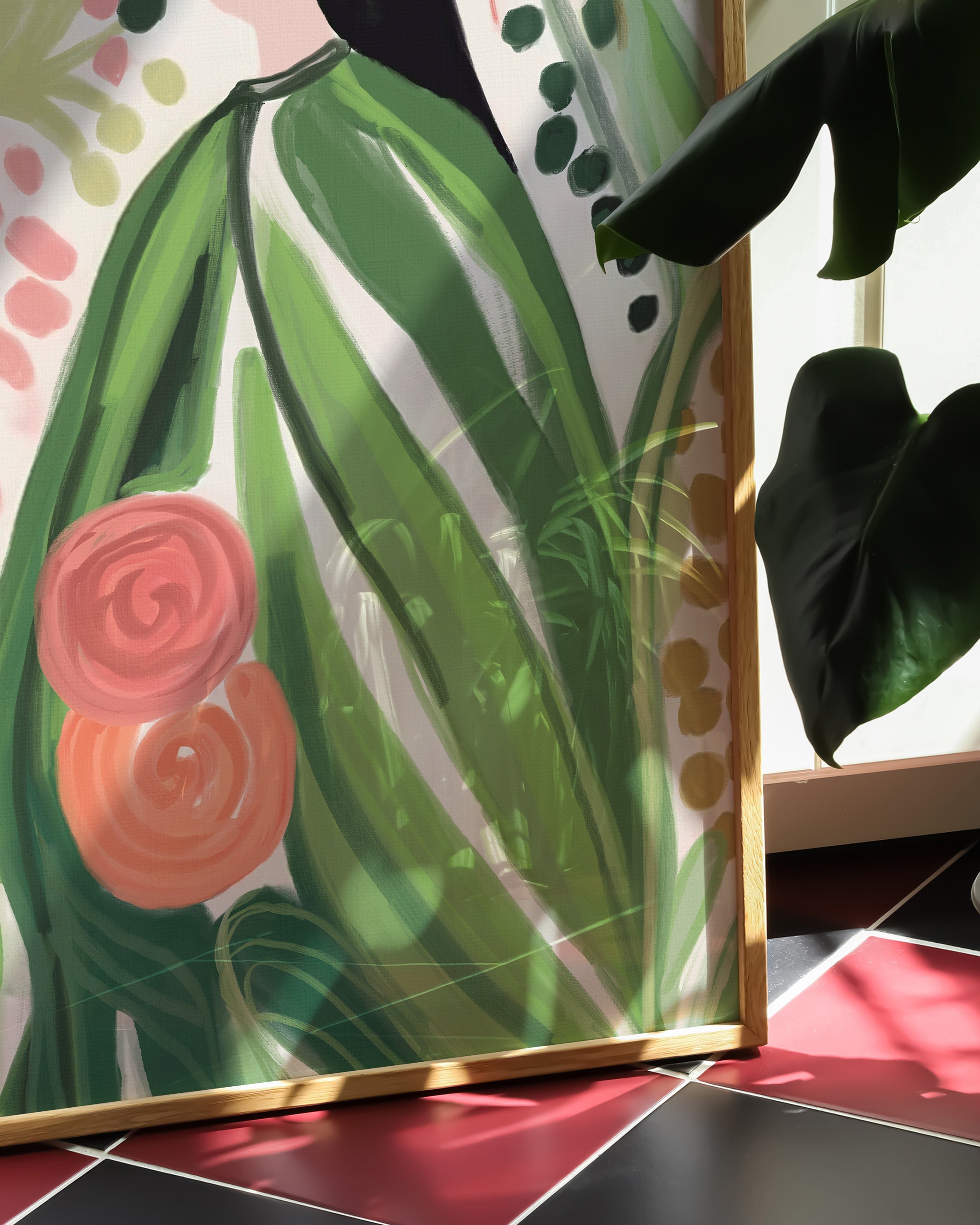 Refuge Végétal Poster – Print Material Wandbild, moderne Kunst & Fine Art Print von Spawnd, handgefertigt & Made in Germany