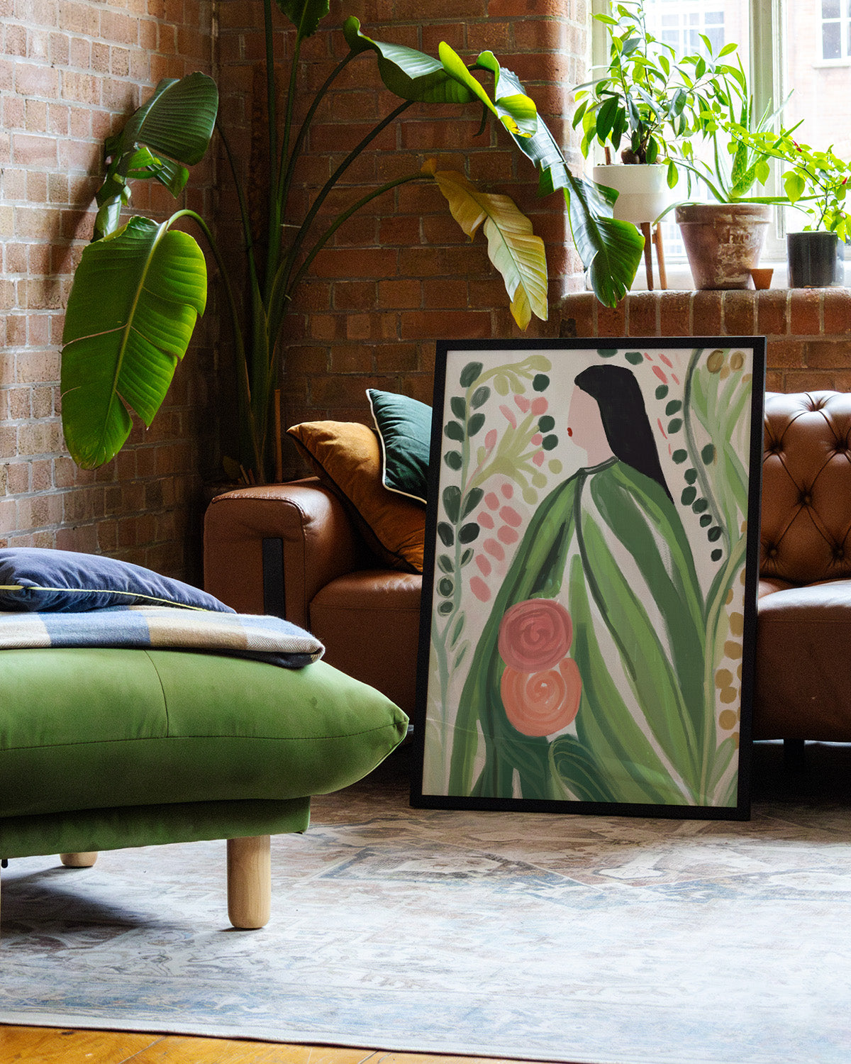 Refuge Végétal Poster – Print Material Wandbild, moderne Kunst & Fine Art Print von Spawnd, handgefertigt & Made in Germany