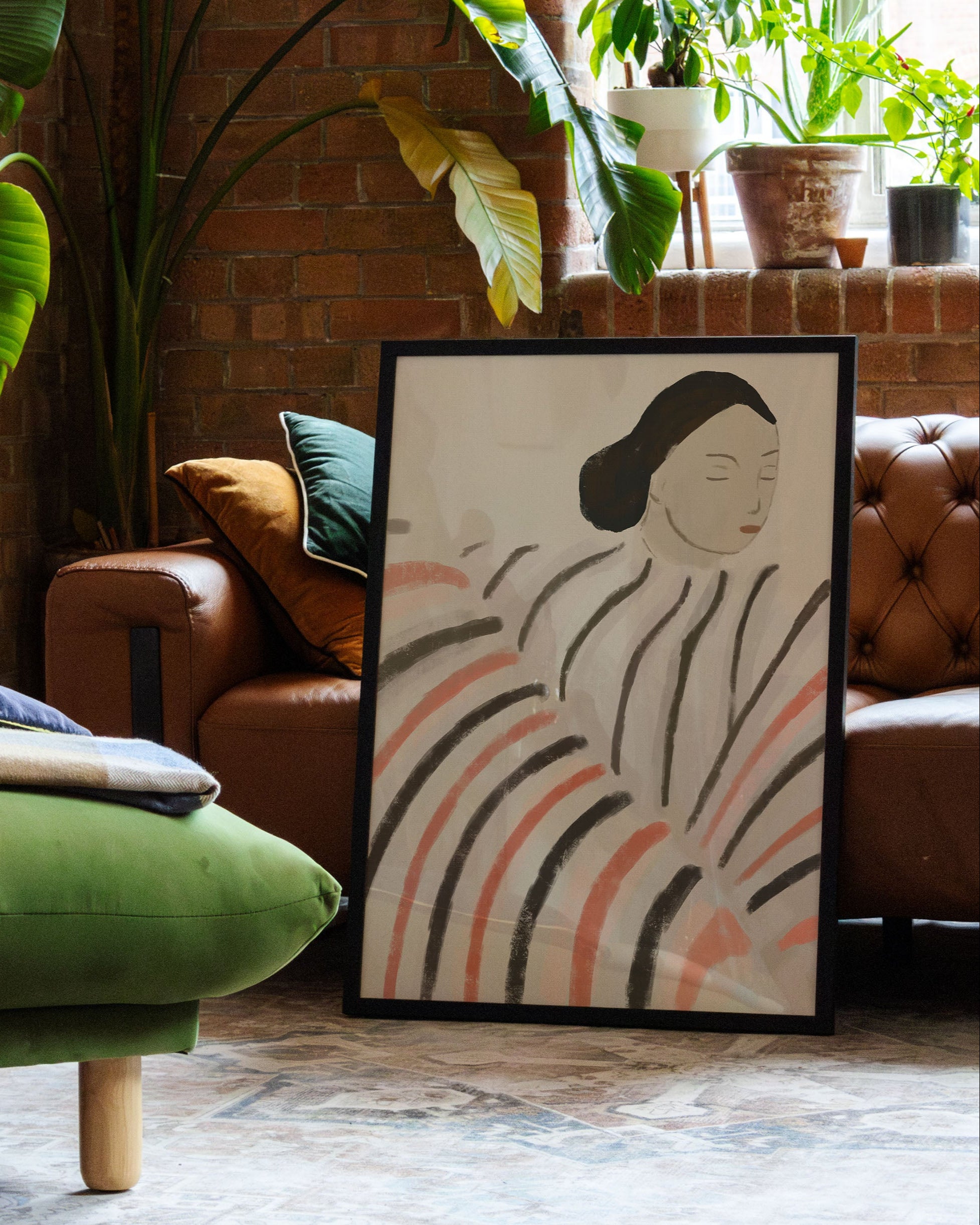 Resting in Rhythm Poster – Print Material Wandbild, moderne Kunst & Fine Art Print von Spawnd, handgefertigt & Made in Germany