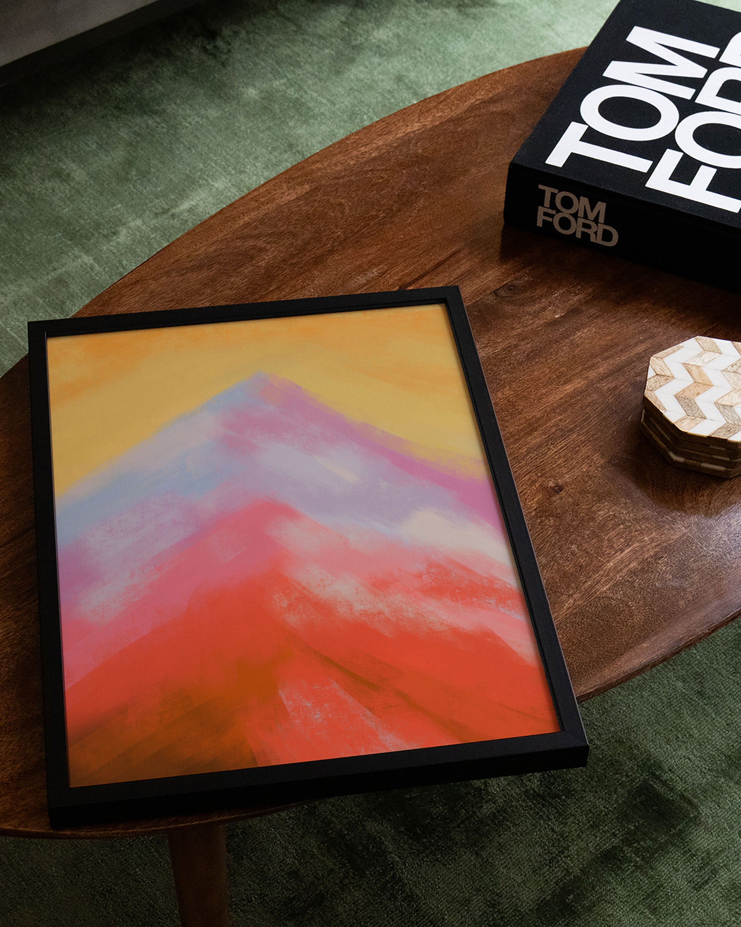 Rise, Gently Poster – Print Material Wandbild, moderne Kunst & Fine Art Print von Spawnd, handgefertigt & Made in Germany