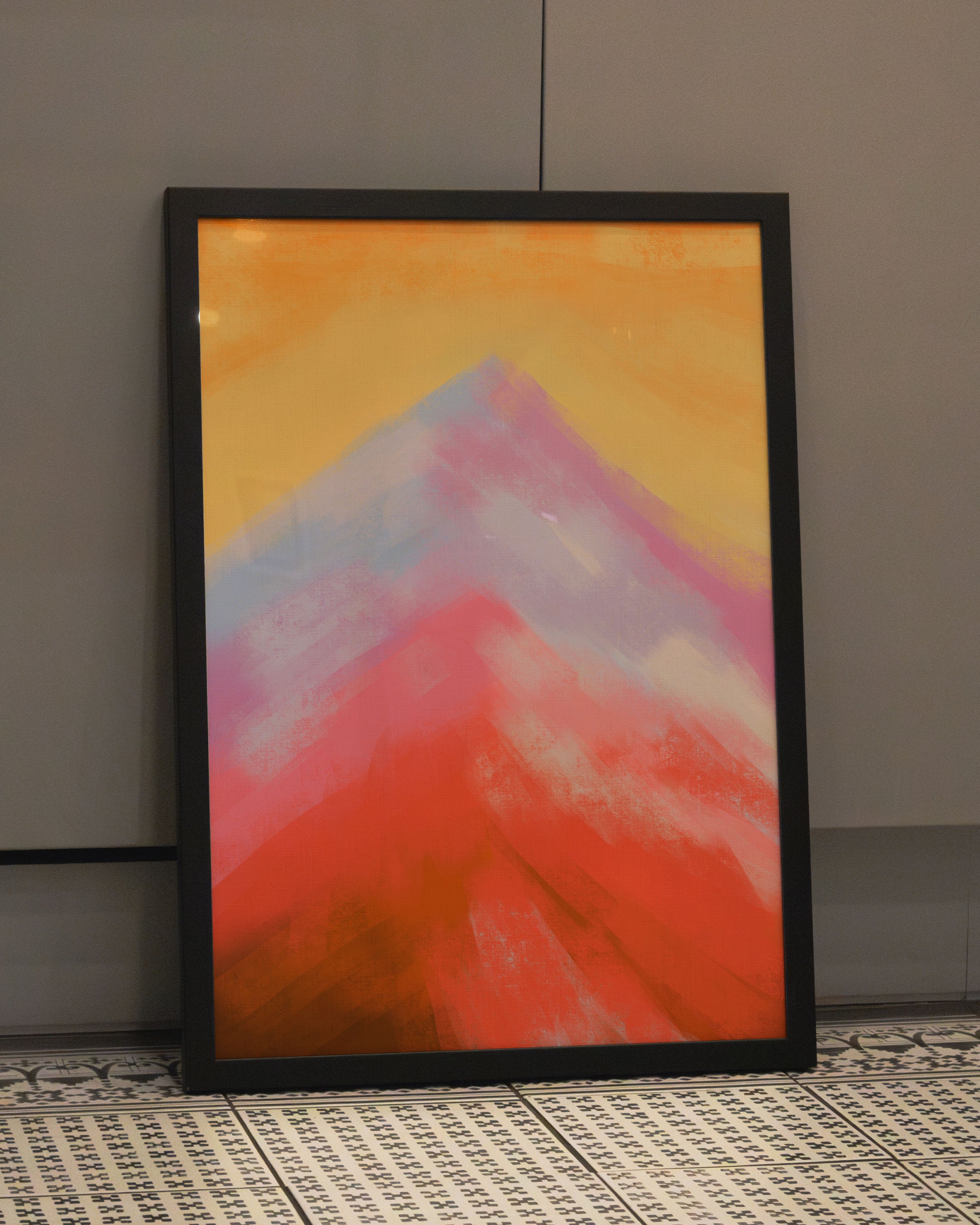 Rise, Gently Poster – Print Material Wandbild, moderne Kunst & Fine Art Print von Spawnd, handgefertigt & Made in Germany