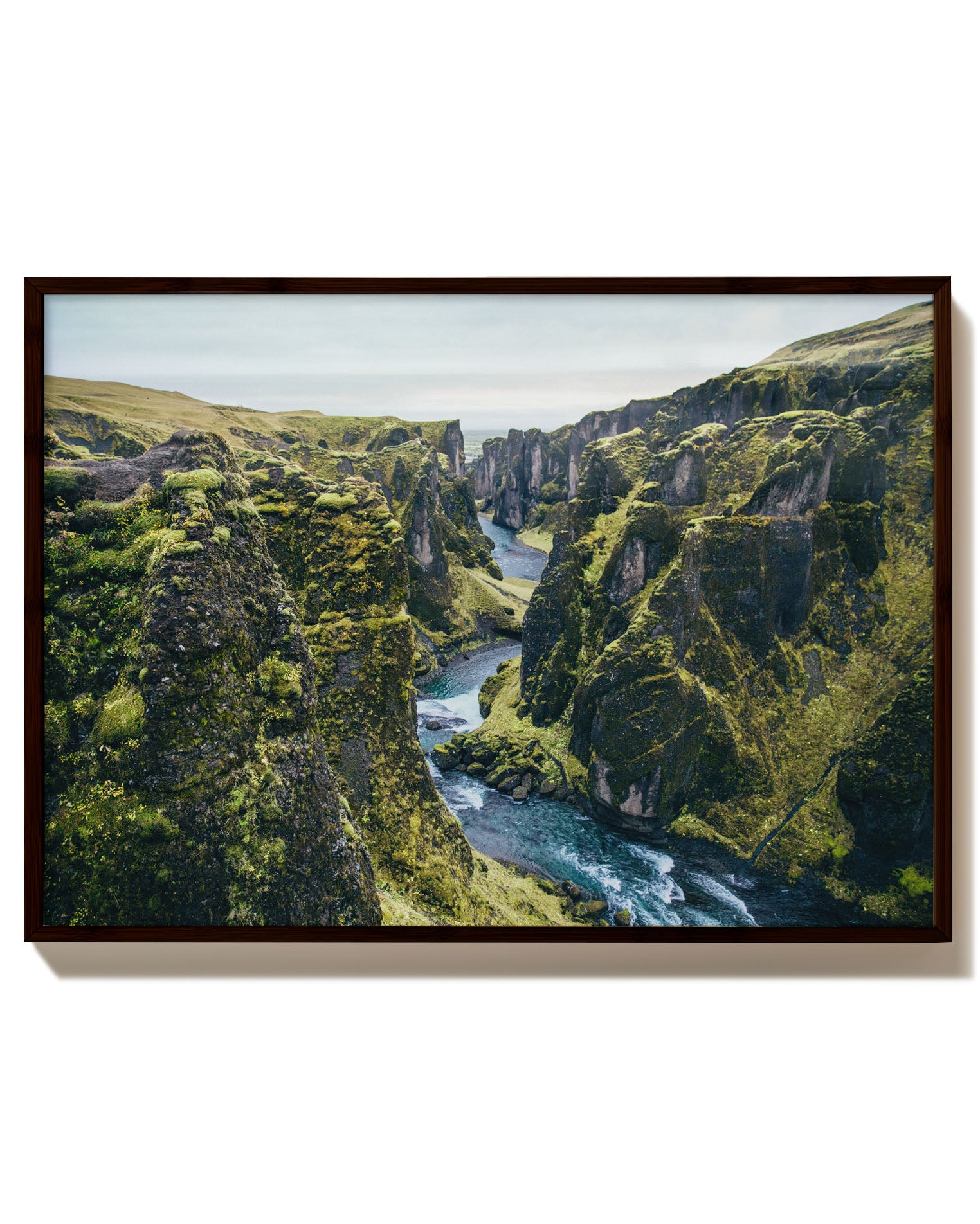 River Poster – Print Material Wandbild, moderne Kunst & Fine Art Print von Spawnd, handgefertigt & Made in Germany