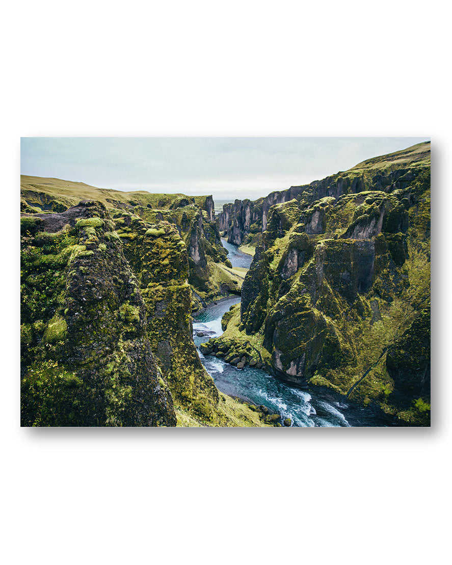 River Poster – Print Material Wandbild, moderne Kunst & Fine Art Print von Spawnd, handgefertigt & Made in Germany