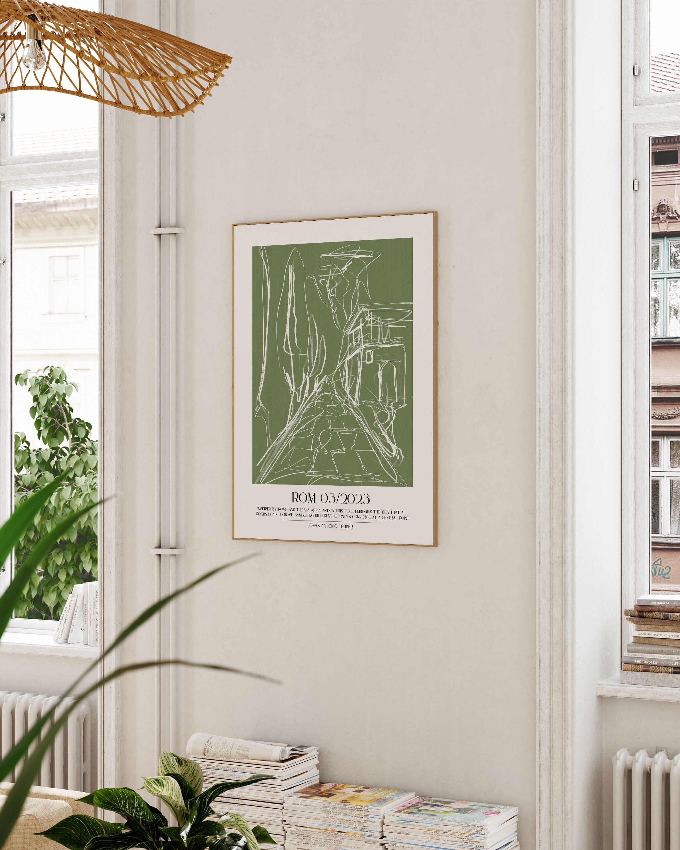 Rom Poster – Print Material Wandbild, moderne Kunst & Fine Art Print von Spawnd, handgefertigt & Made in Germany