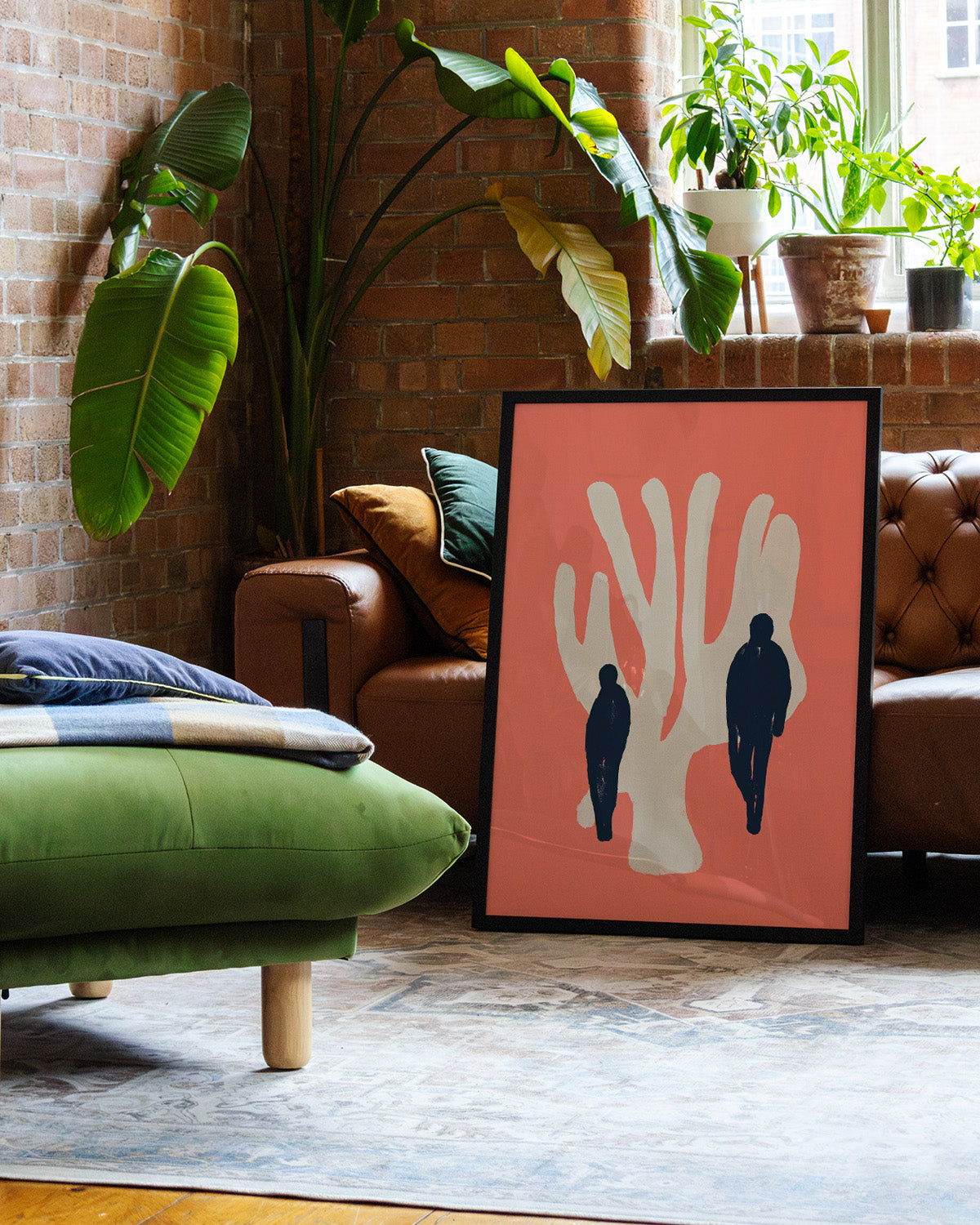 Rooted Together Poster – Print Material Wandbild, moderne Kunst & Fine Art Print von Spawnd, handgefertigt & Made in Germany