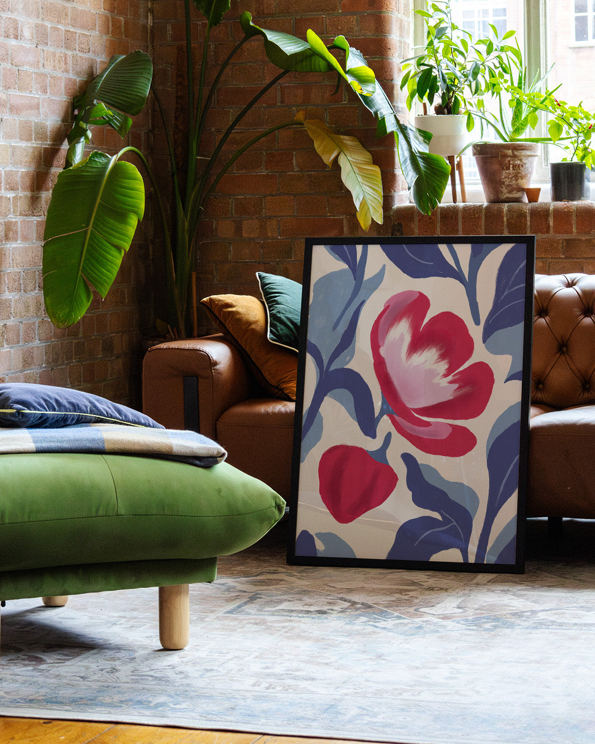 Rouge Éphémère Poster – Print Material Wandbild, moderne Kunst & Fine Art Print von Spawnd, handgefertigt & Made in Germany