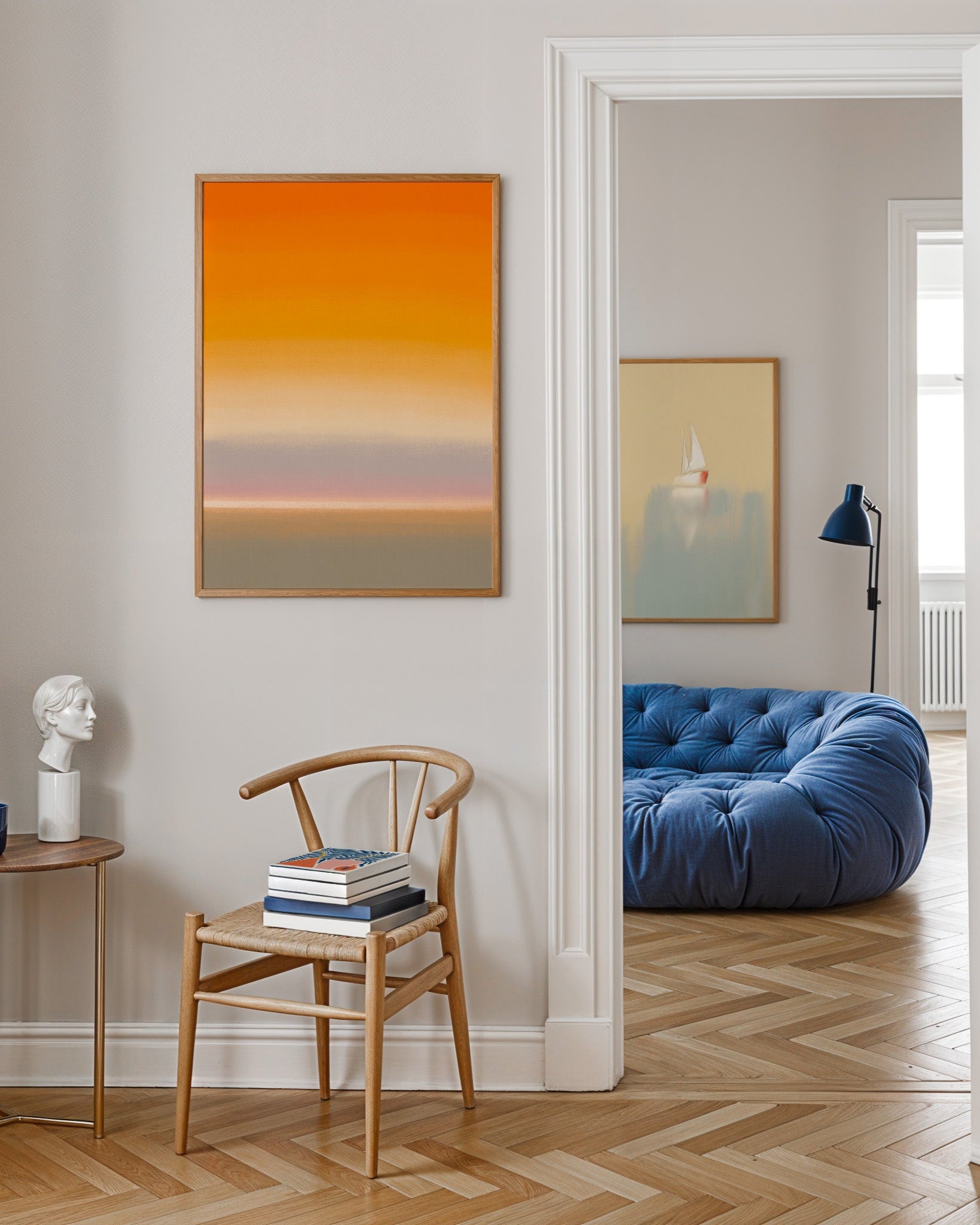 Savann Poster – Print Material Wandbild, moderne Kunst & Fine Art Print von Spawnd, handgefertigt & Made in Germany