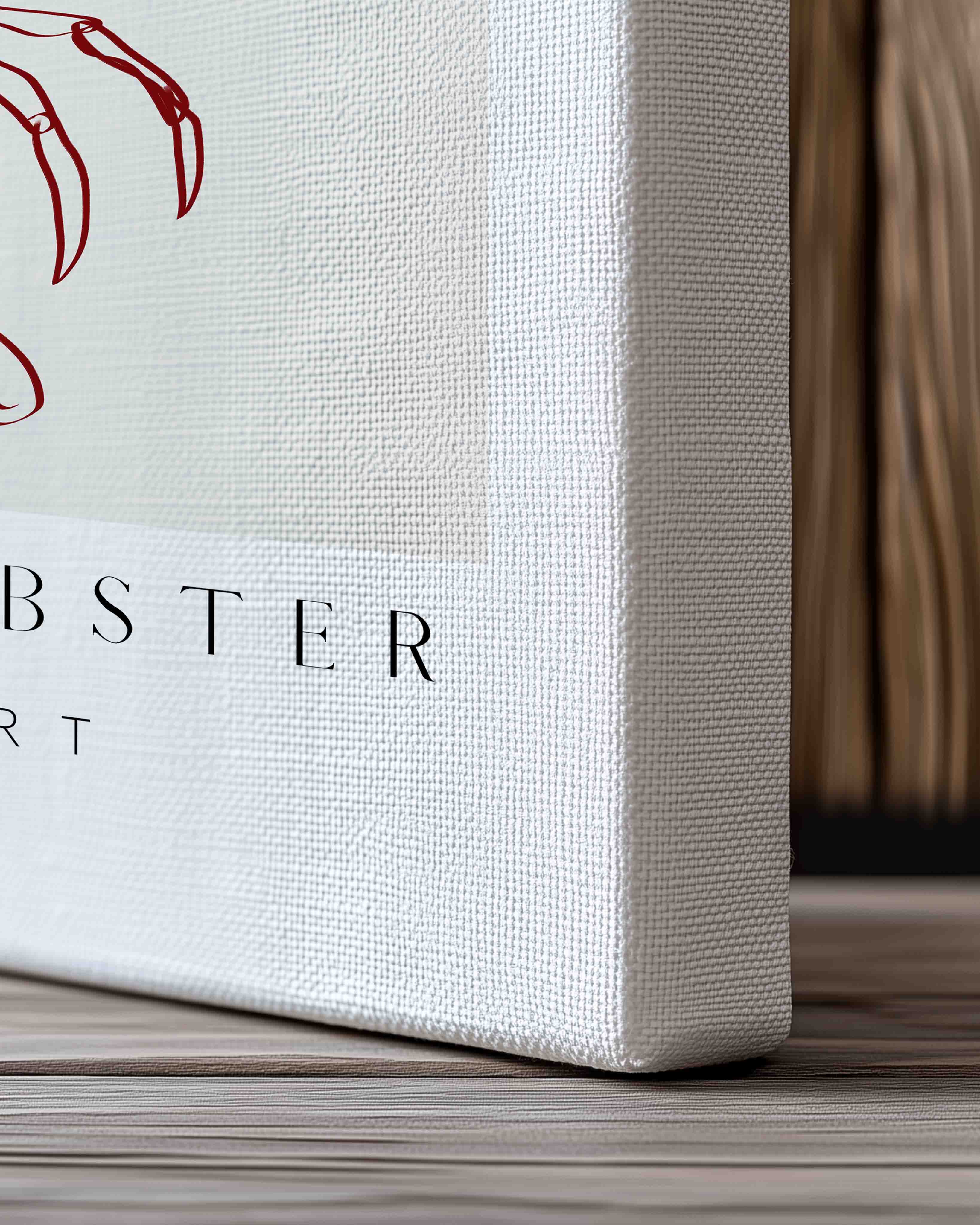 Senor Lobster Poster – Print Material Wandbild, moderne Kunst & Fine Art Print von Spawnd, handgefertigt & Made in Germany