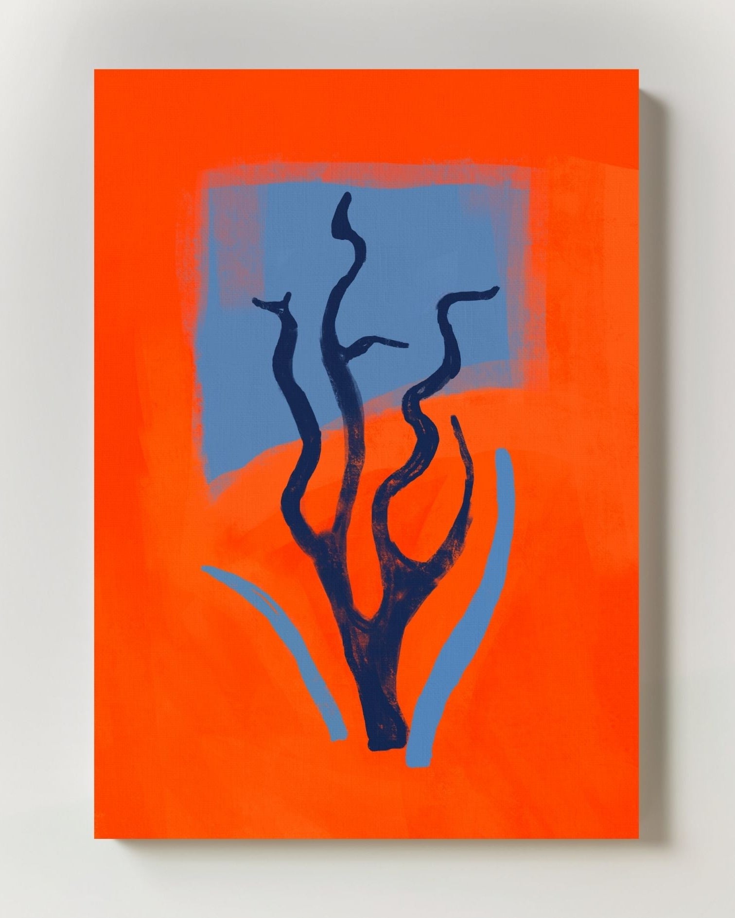 Signal Root Poster – Print Material Wandbild, moderne Kunst & Fine Art Print von Spawnd, handgefertigt & Made in Germany