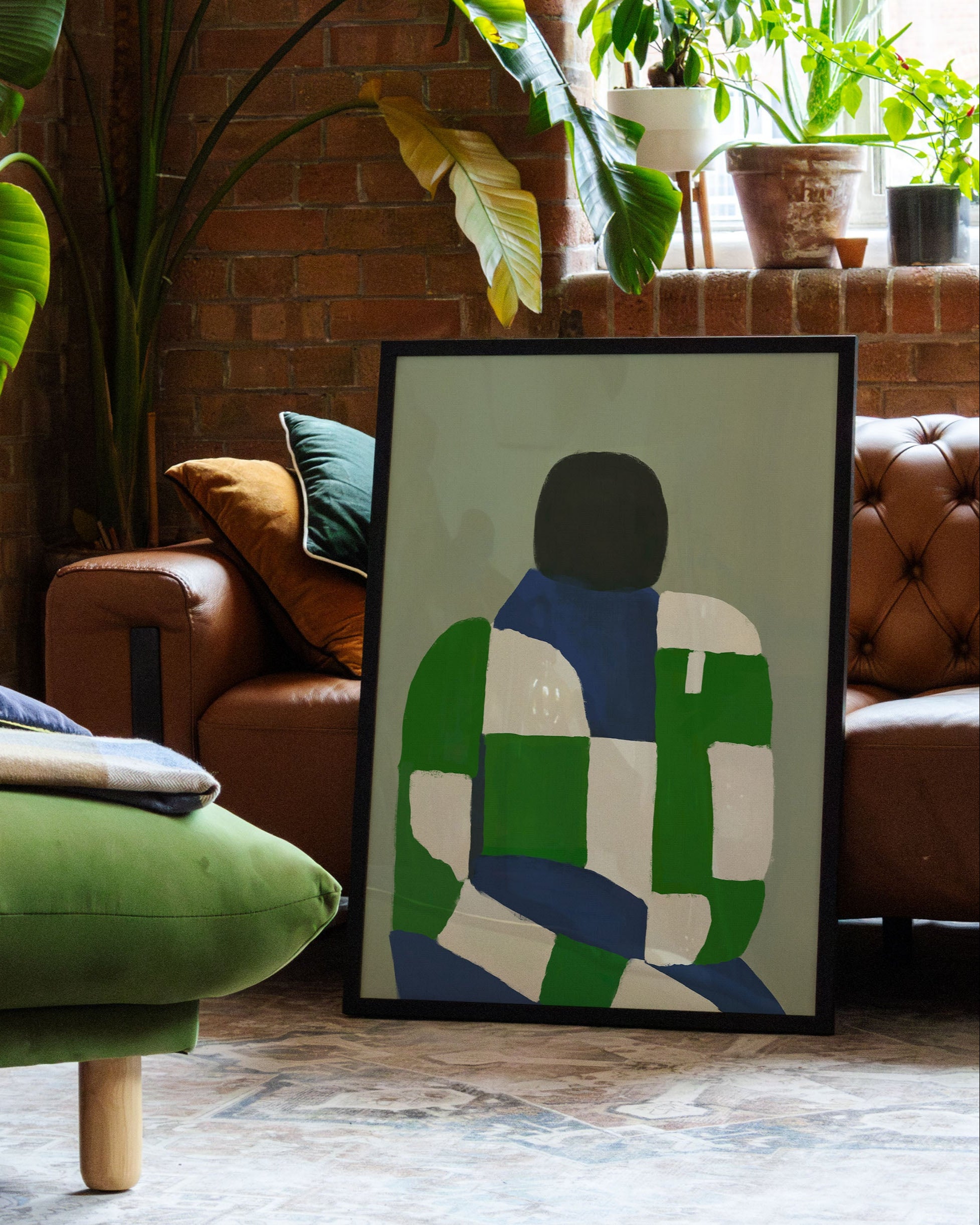 Silent Posture Poster – Print Material Wandbild, moderne Kunst & Fine Art Print von Spawnd, handgefertigt & Made in Germany