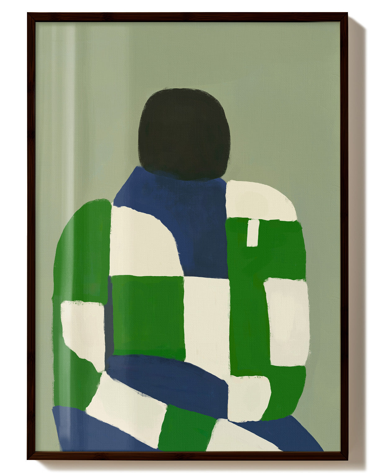 Silent Posture Poster – Print Material Wandbild, moderne Kunst & Fine Art Print von Spawnd, handgefertigt & Made in Germany