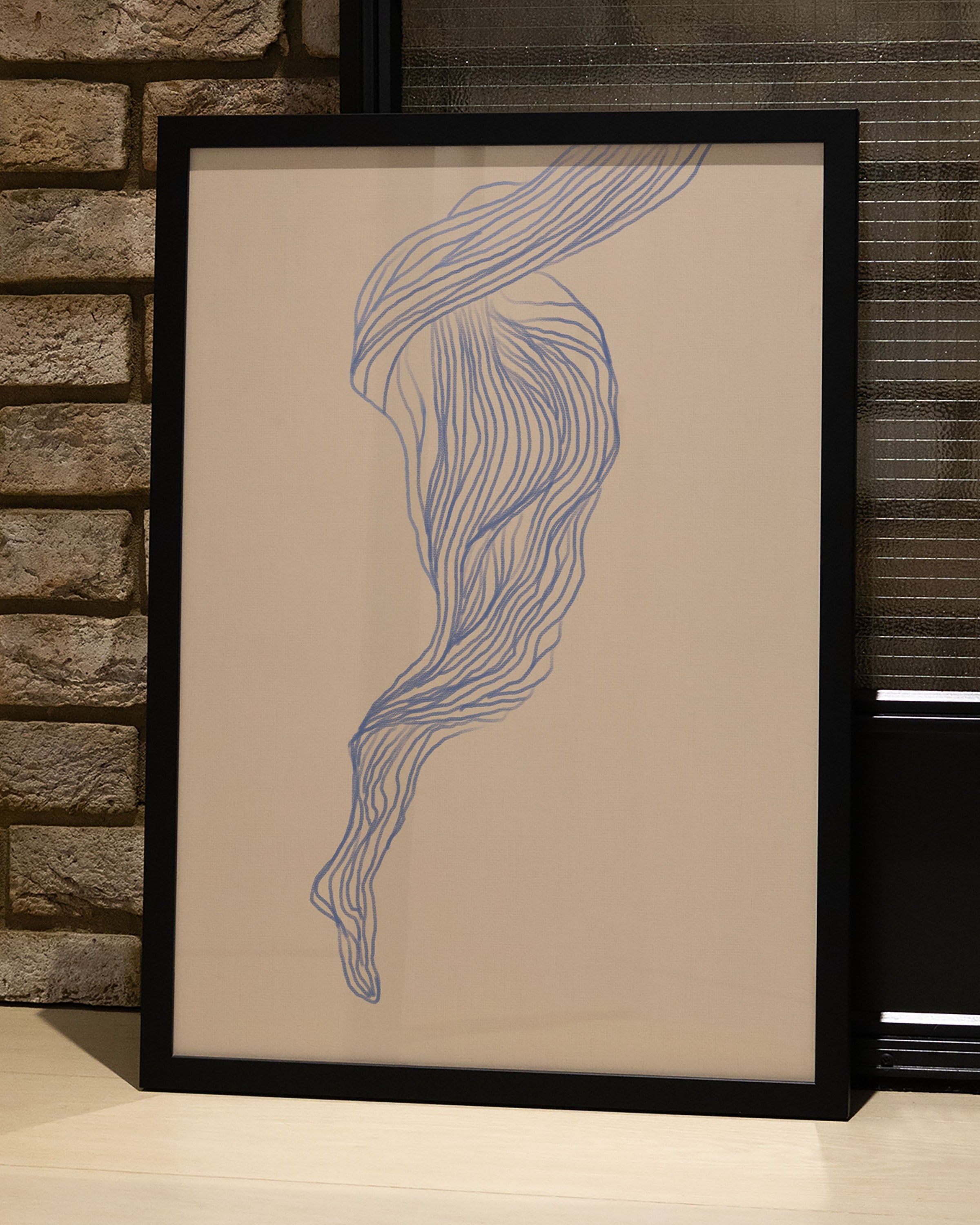 Silk Poster – Print Material Wandbild, moderne Kunst & Fine Art Print von Spawnd, handgefertigt & Made in Germany