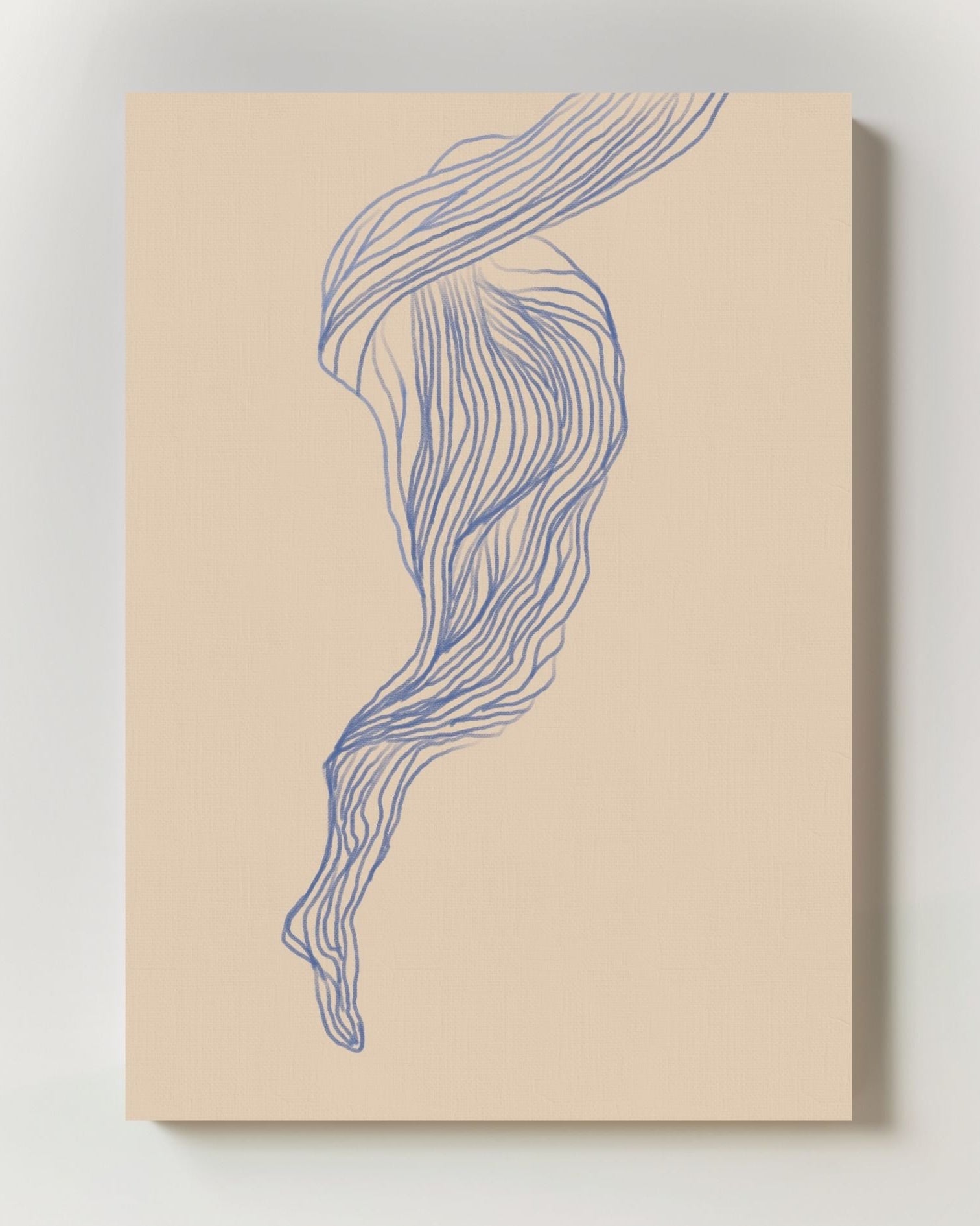 Silk Poster – Print Material Wandbild, moderne Kunst & Fine Art Print von Spawnd, handgefertigt & Made in Germany