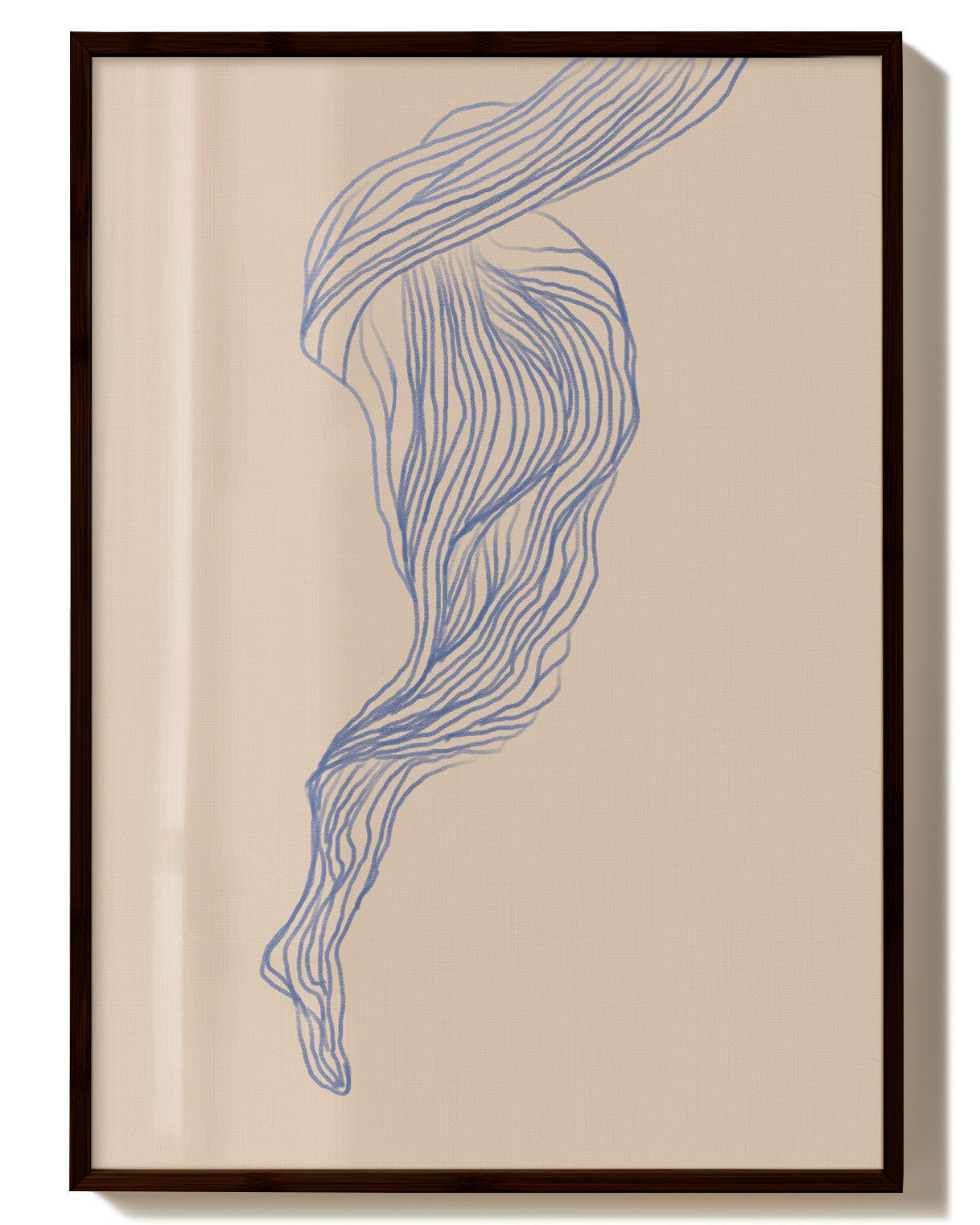 Silk Poster – Print Material Wandbild, moderne Kunst & Fine Art Print von Spawnd, handgefertigt & Made in Germany