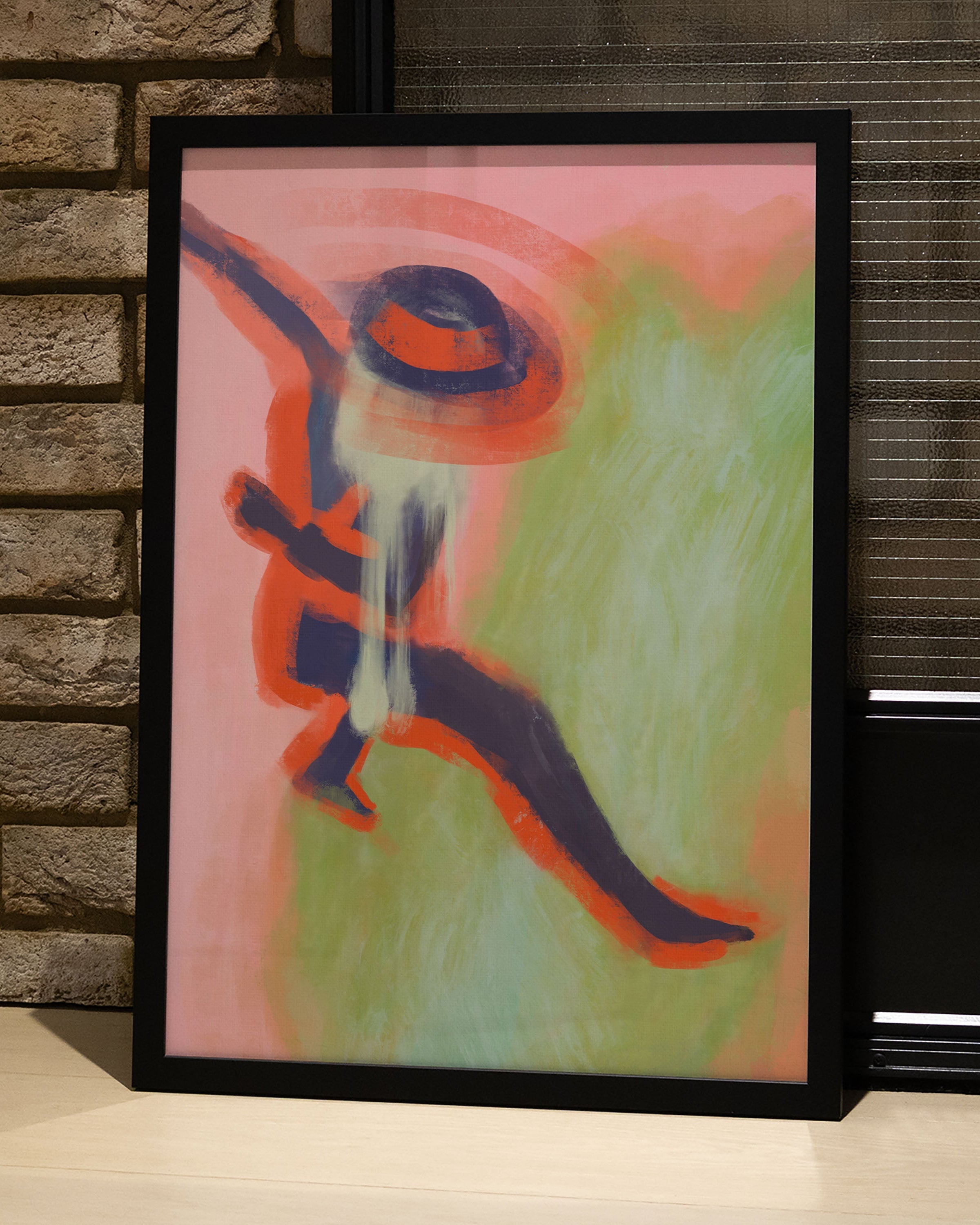 Skiptrace Poster – Print Material Wandbild, moderne Kunst & Fine Art Print von Spawnd, handgefertigt & Made in Germany