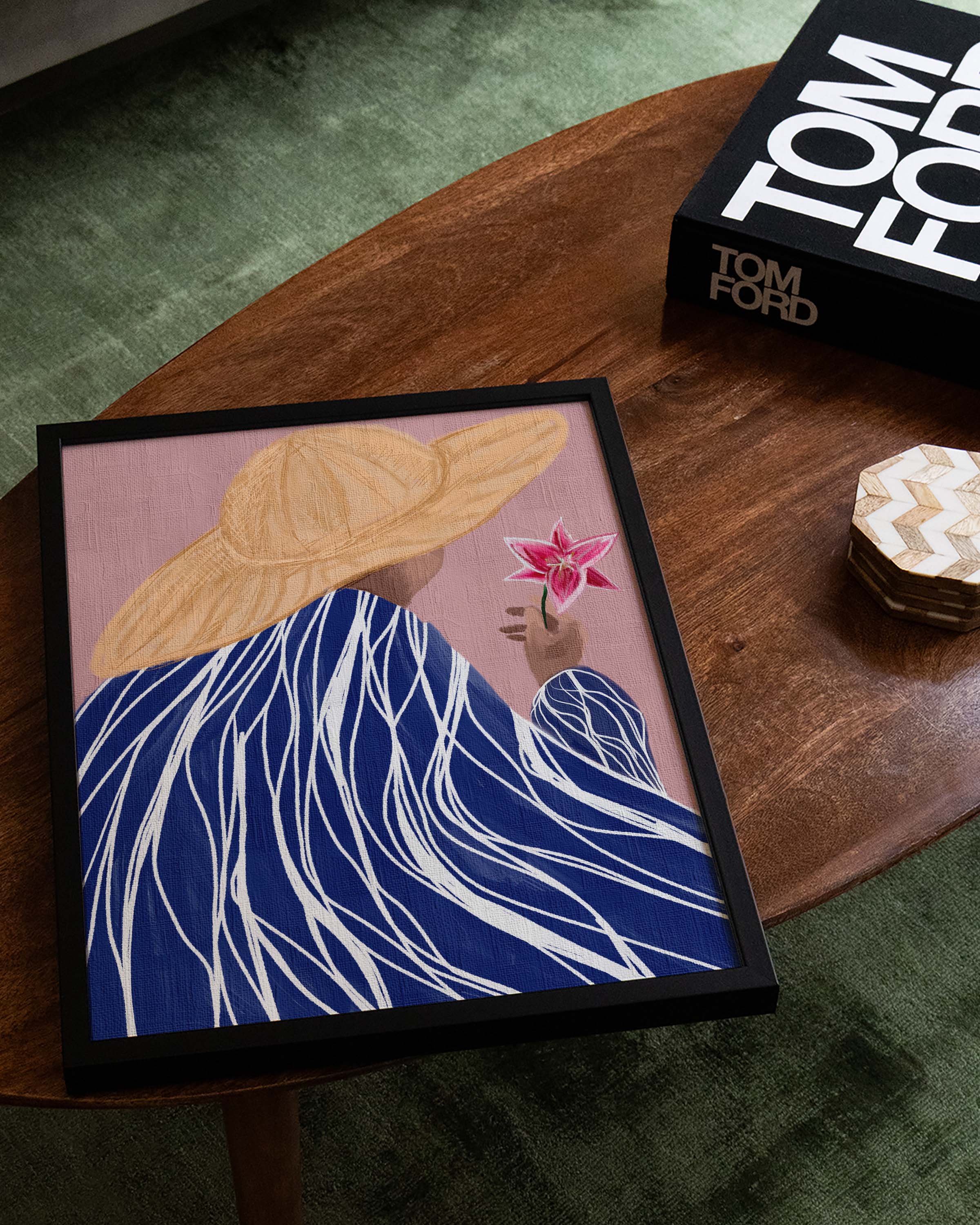 Smell Poster – FineArt Wandbild, moderne Kunst & Fine Art Print von Spawnd, handgefertigt & Made in Germany