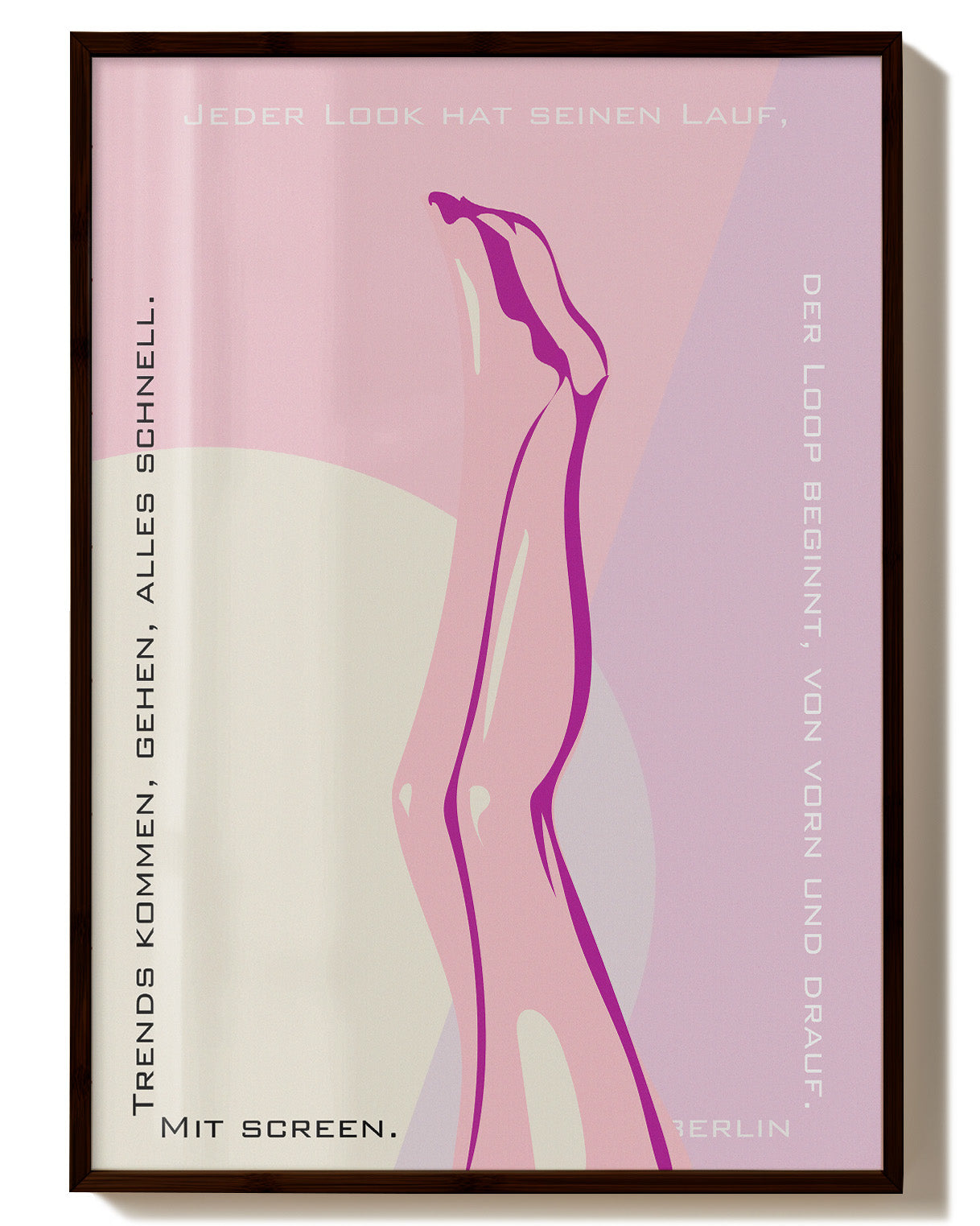 Smooth Poster – Print Material Wandbild, moderne Kunst & Fine Art Print von Spawnd, handgefertigt & Made in Germany