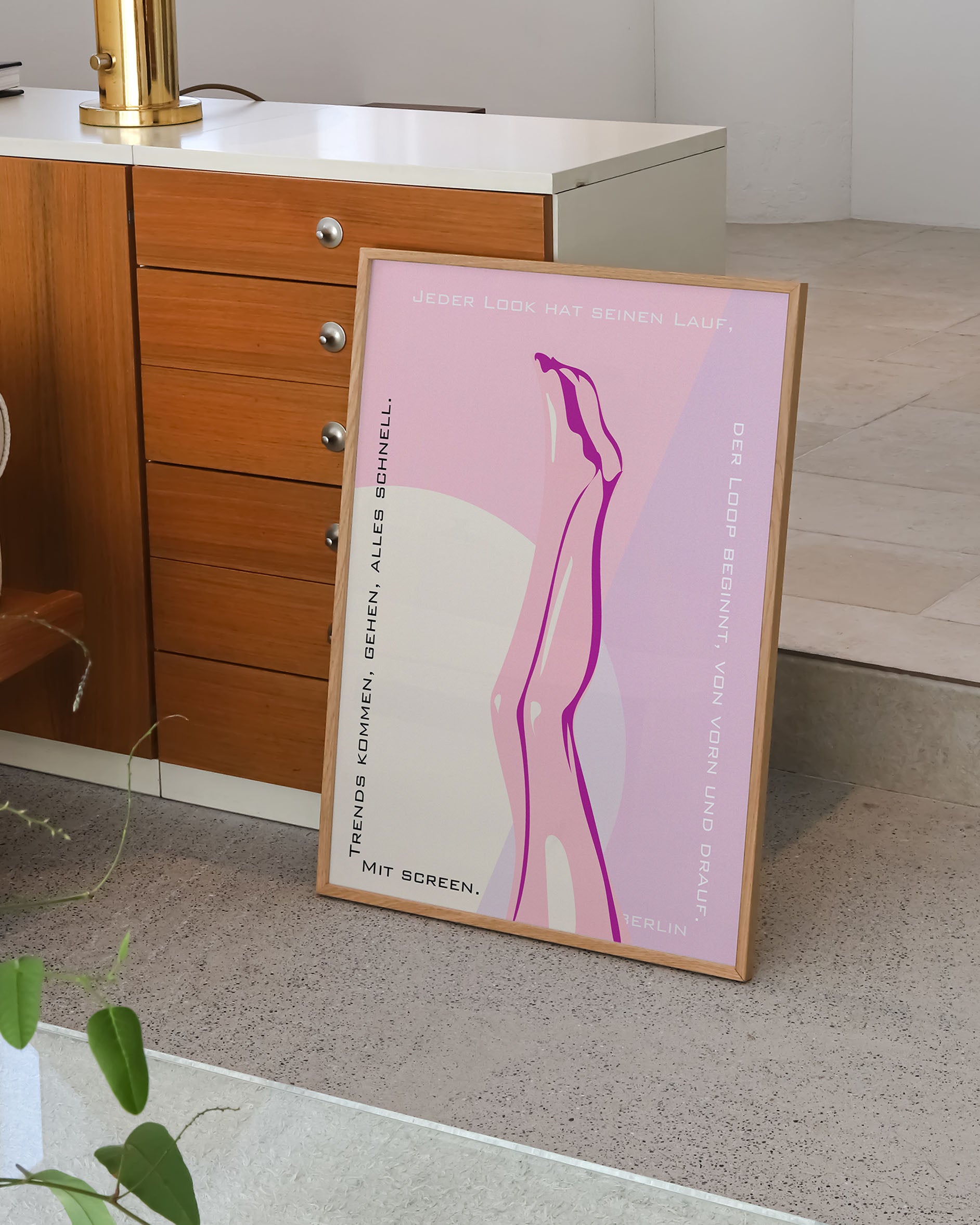 Smooth Poster – Print Material Wandbild, moderne Kunst & Fine Art Print von Spawnd, handgefertigt & Made in Germany