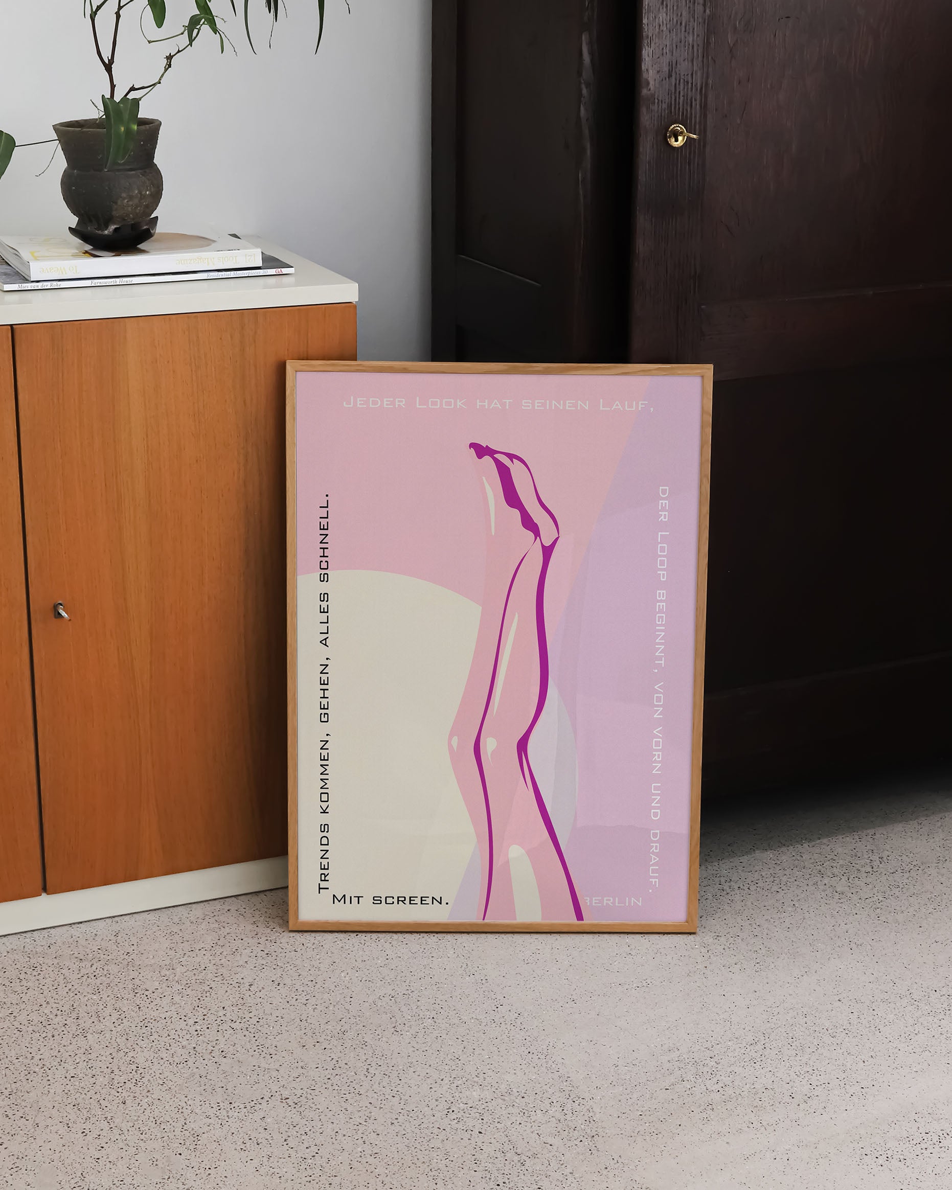 Smooth Poster – Print Material Wandbild, moderne Kunst & Fine Art Print von Spawnd, handgefertigt & Made in Germany