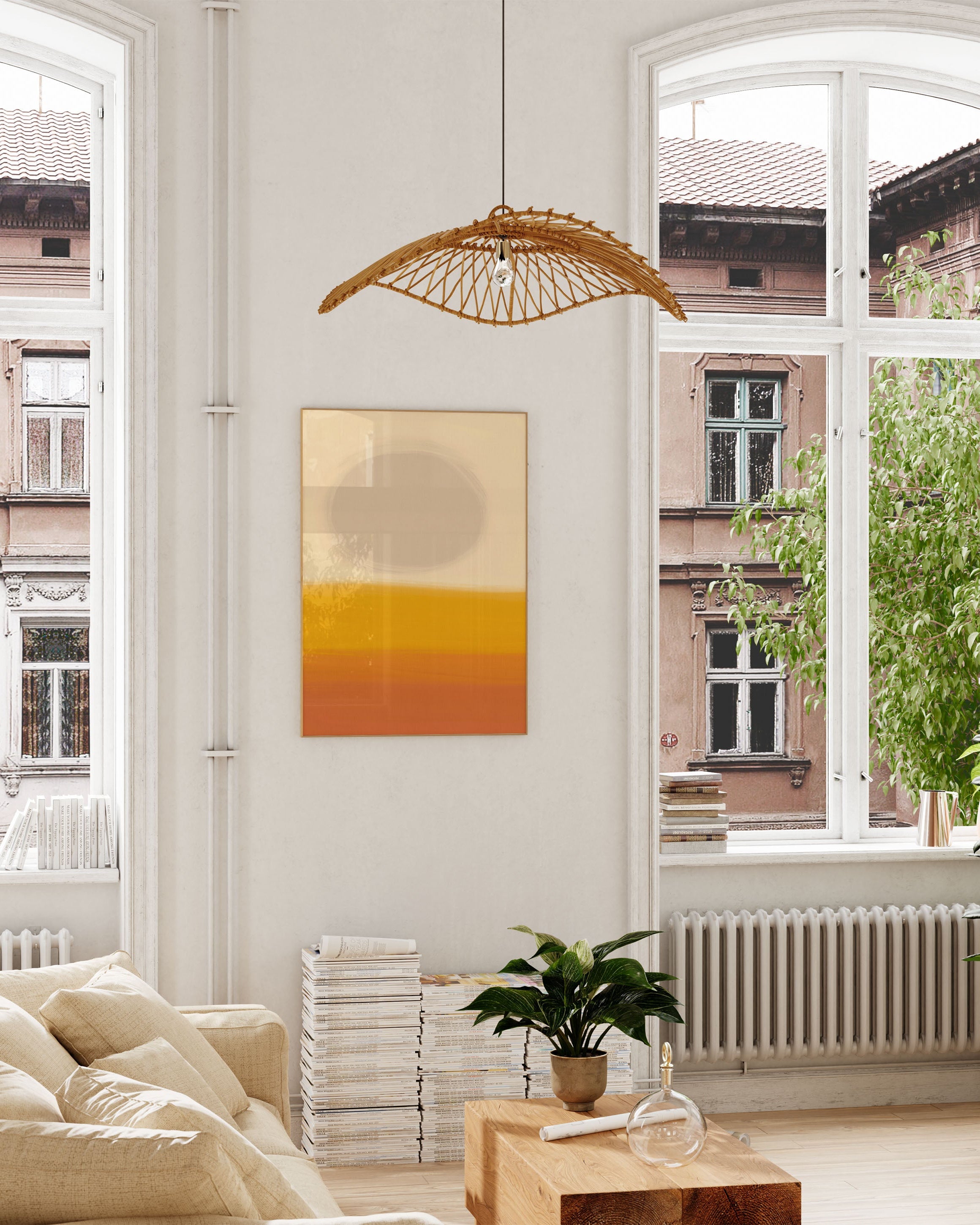 Solopgang Poster – Print Material Wandbild, moderne Kunst & Fine Art Print von Spawnd, handgefertigt & Made in Germany