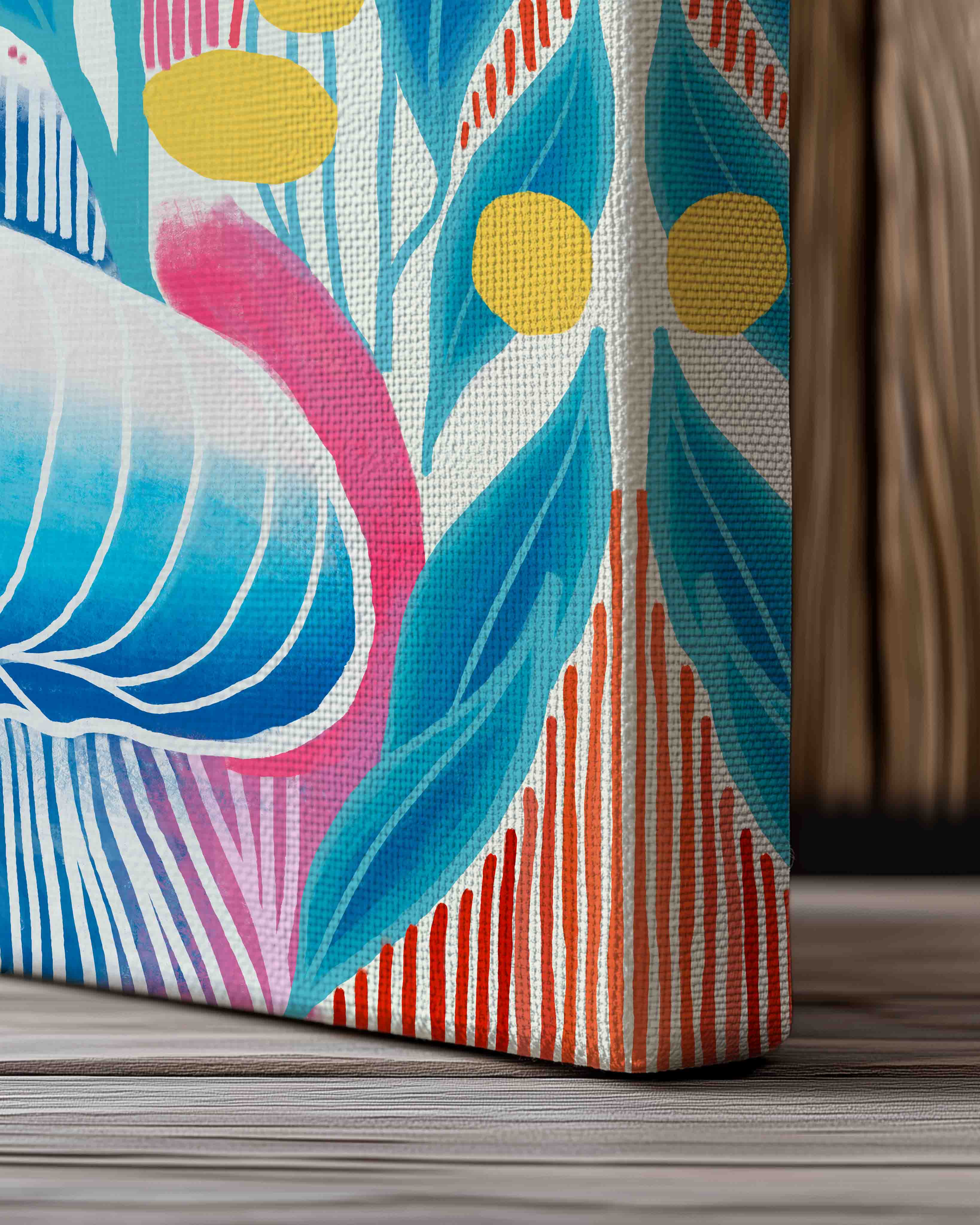 Songs between Leaves Poster – Print Material Wandbild, moderne Kunst & Fine Art Print von Spawnd, handgefertigt & Made in Germany