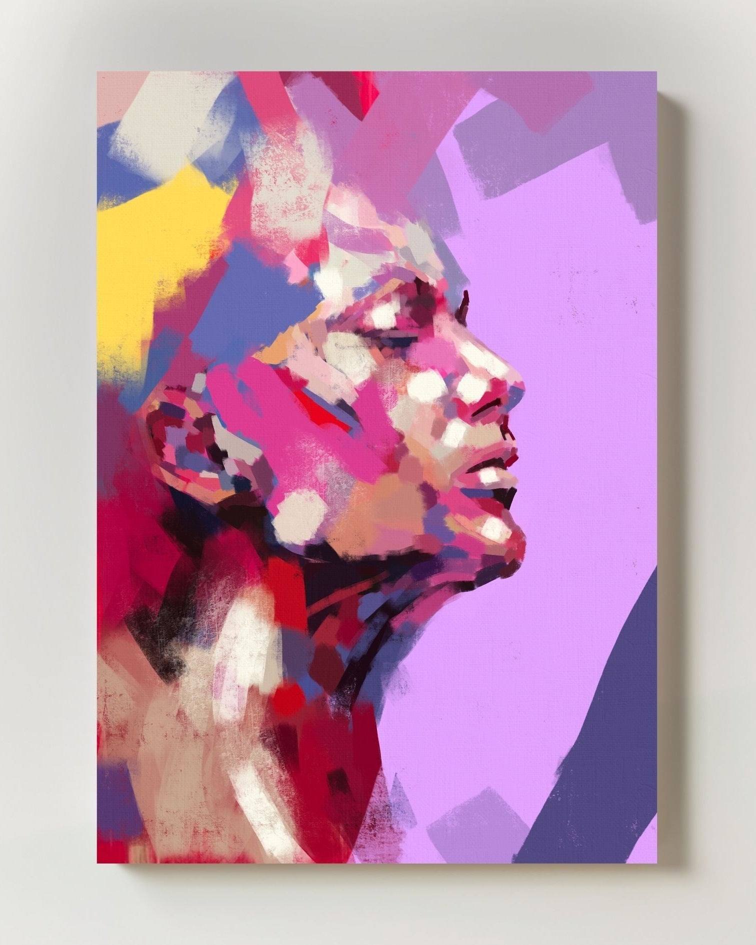 Sound of Silence Poster – Print Material Wandbild, moderne Kunst & Fine Art Print von Spawnd, handgefertigt & Made in Germany