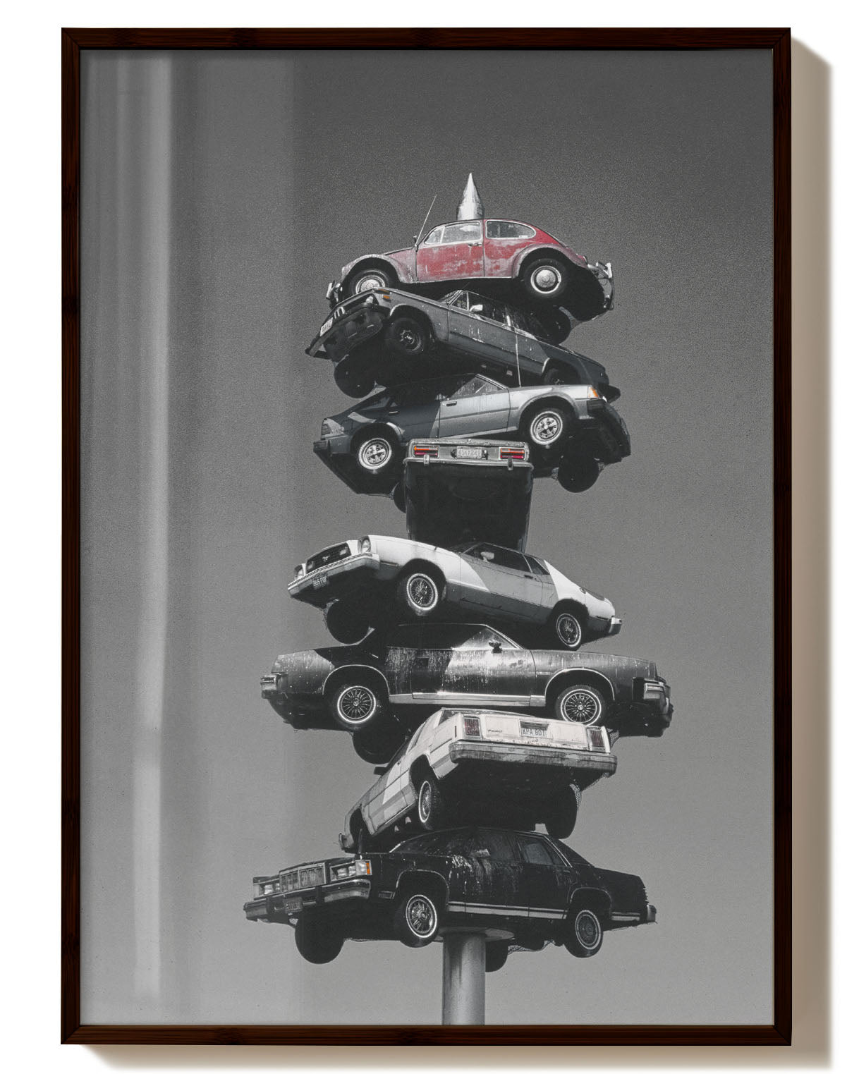 Spindle Dust in, Berwyn Illinois 2023 Poster – f Wandbild, moderne Kunst & Fine Art Print von Spawnd, handgefertigt & Made in Germany