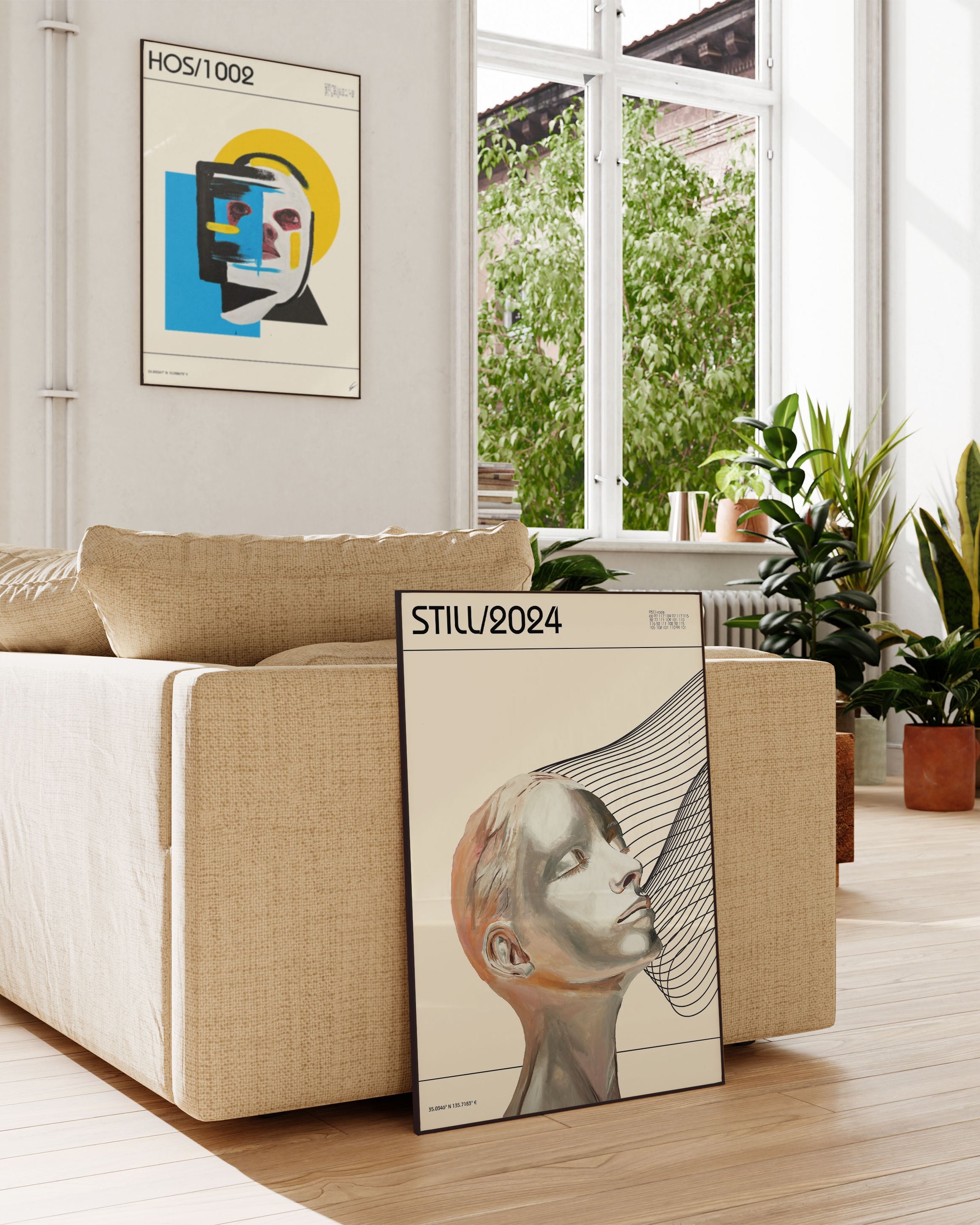 Still/2024 Poster – Print Material Wandbild, moderne Kunst & Fine Art Print von Spawnd, handgefertigt & Made in Germany
