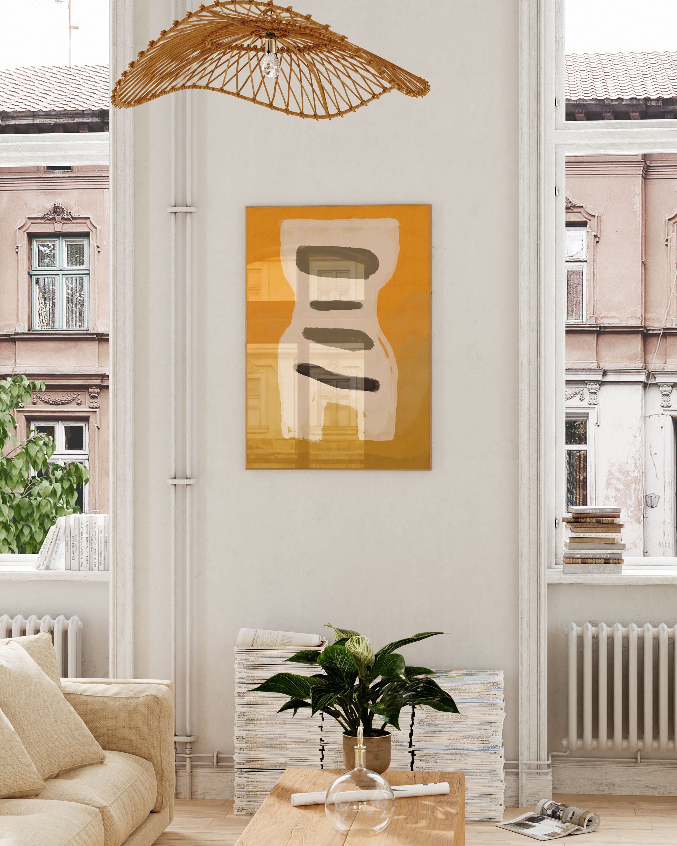 Stol Poster – Print Material Wandbild, moderne Kunst & Fine Art Print von Spawnd, handgefertigt & Made in Germany