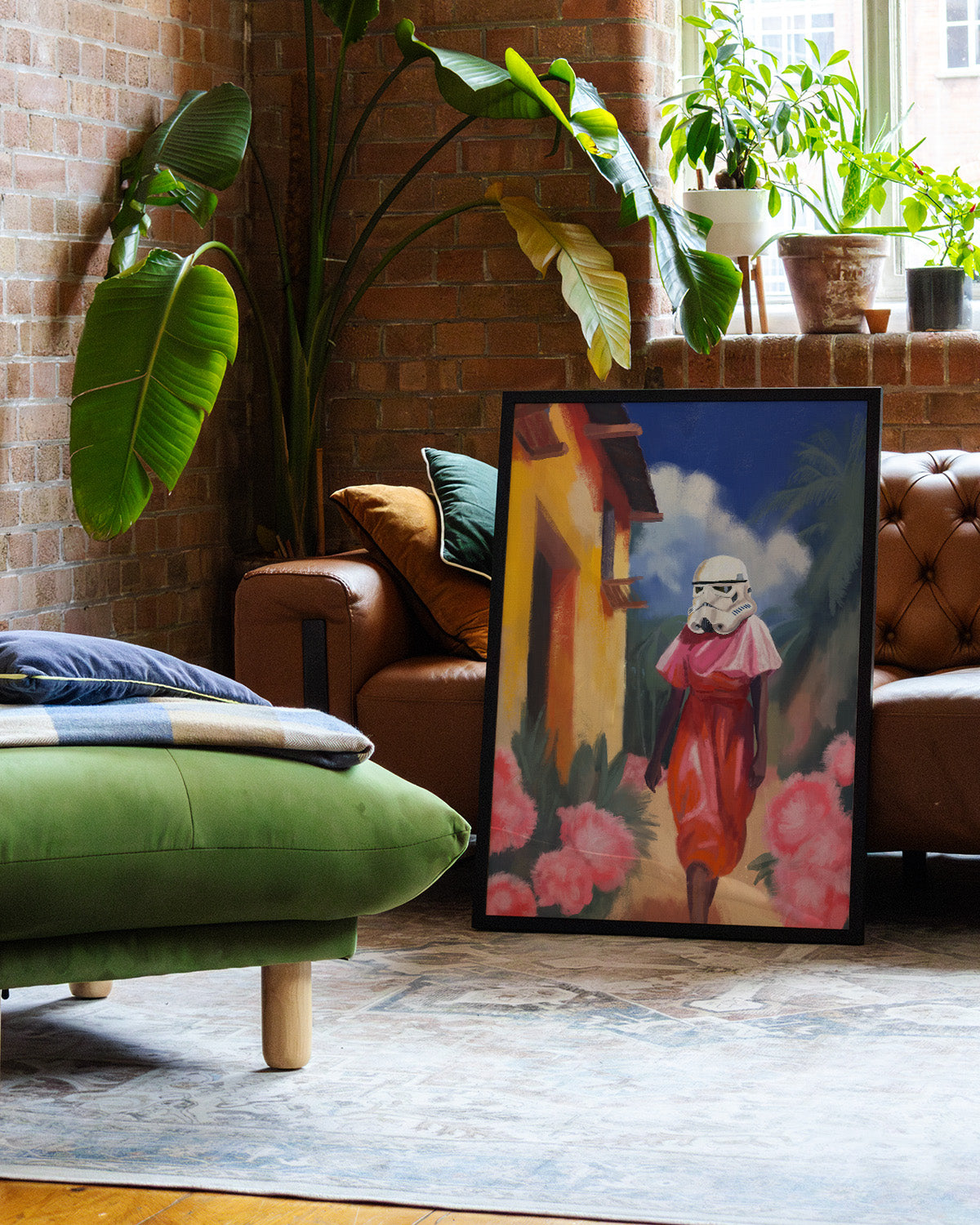 Stormtrooper’s Day Off Poster – Print Material Wandbild, moderne Kunst & Fine Art Print von Spawnd, handgefertigt & Made in Germany