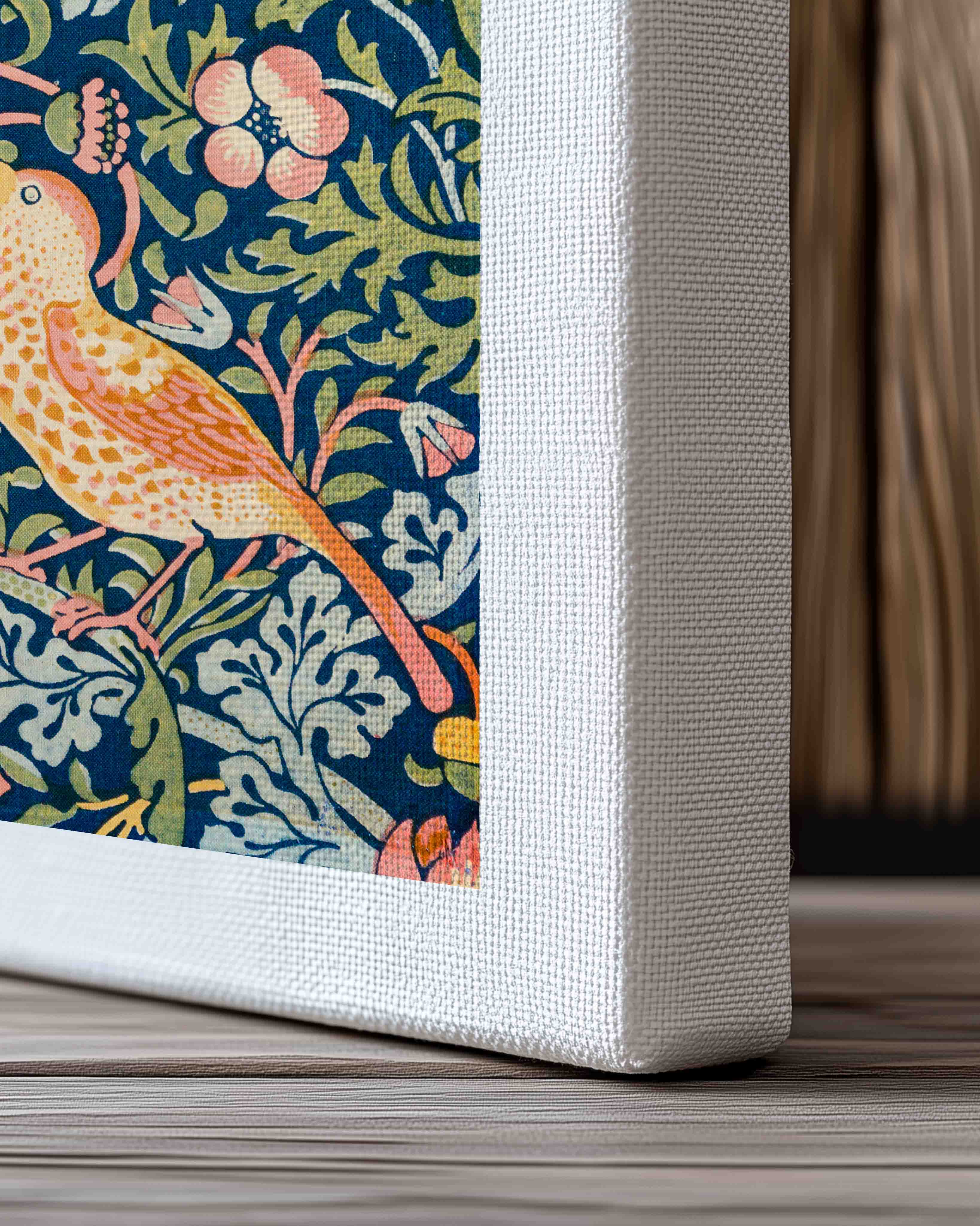 Strawberry Thief Poster – Print Material Wandbild, moderne Kunst & Fine Art Print von Spawnd, handgefertigt & Made in Germany