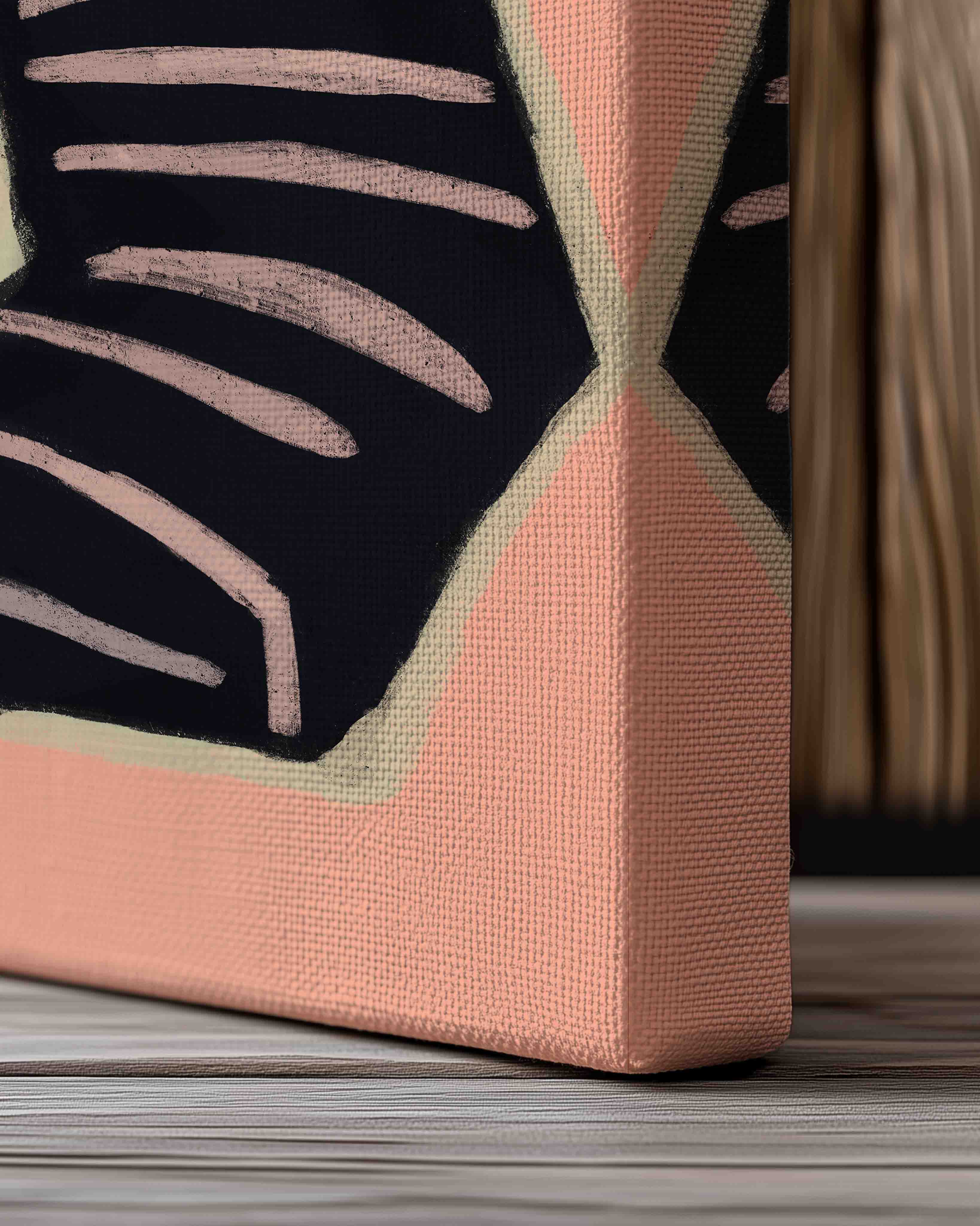 Striped Guardian Poster – Print Material Wandbild, moderne Kunst & Fine Art Print von Spawnd, handgefertigt & Made in Germany