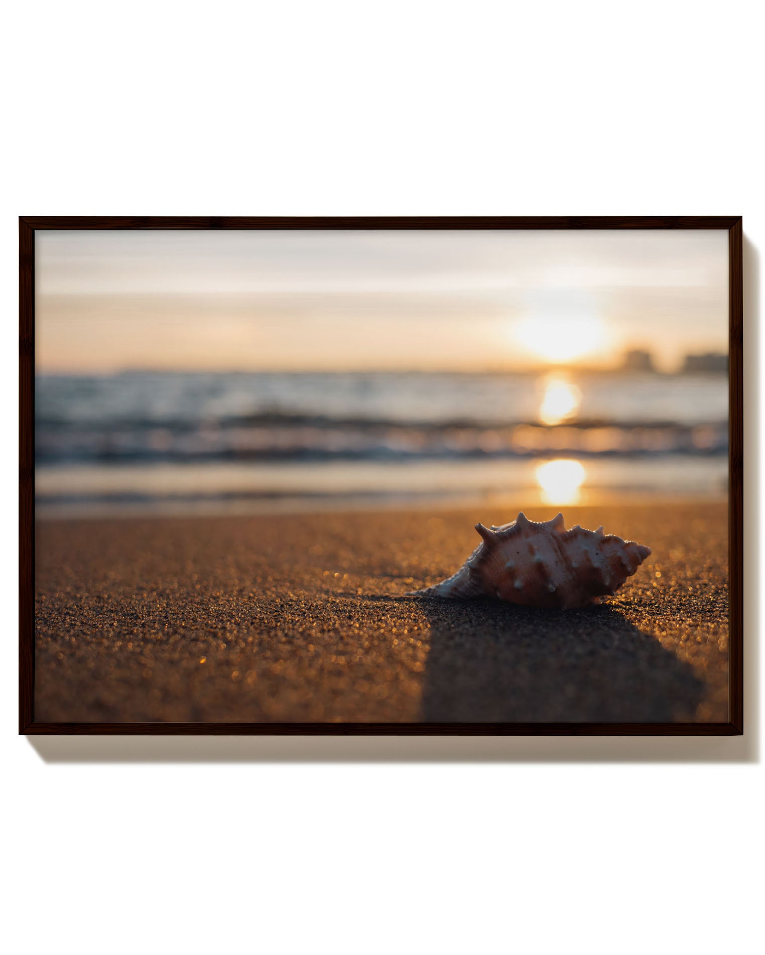 Sunset Poster – Print Material Wandbild, moderne Kunst & Fine Art Print von Spawnd, handgefertigt & Made in Germany