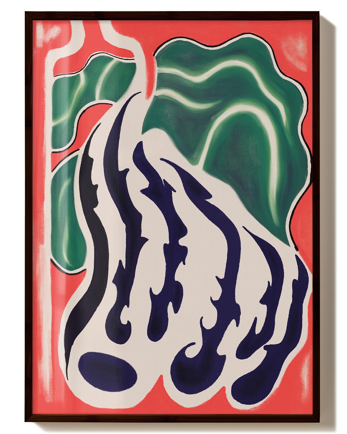 Surging Roots Poster – Print Material Wandbild, moderne Kunst & Fine Art Print von Spawnd, handgefertigt & Made in Germany