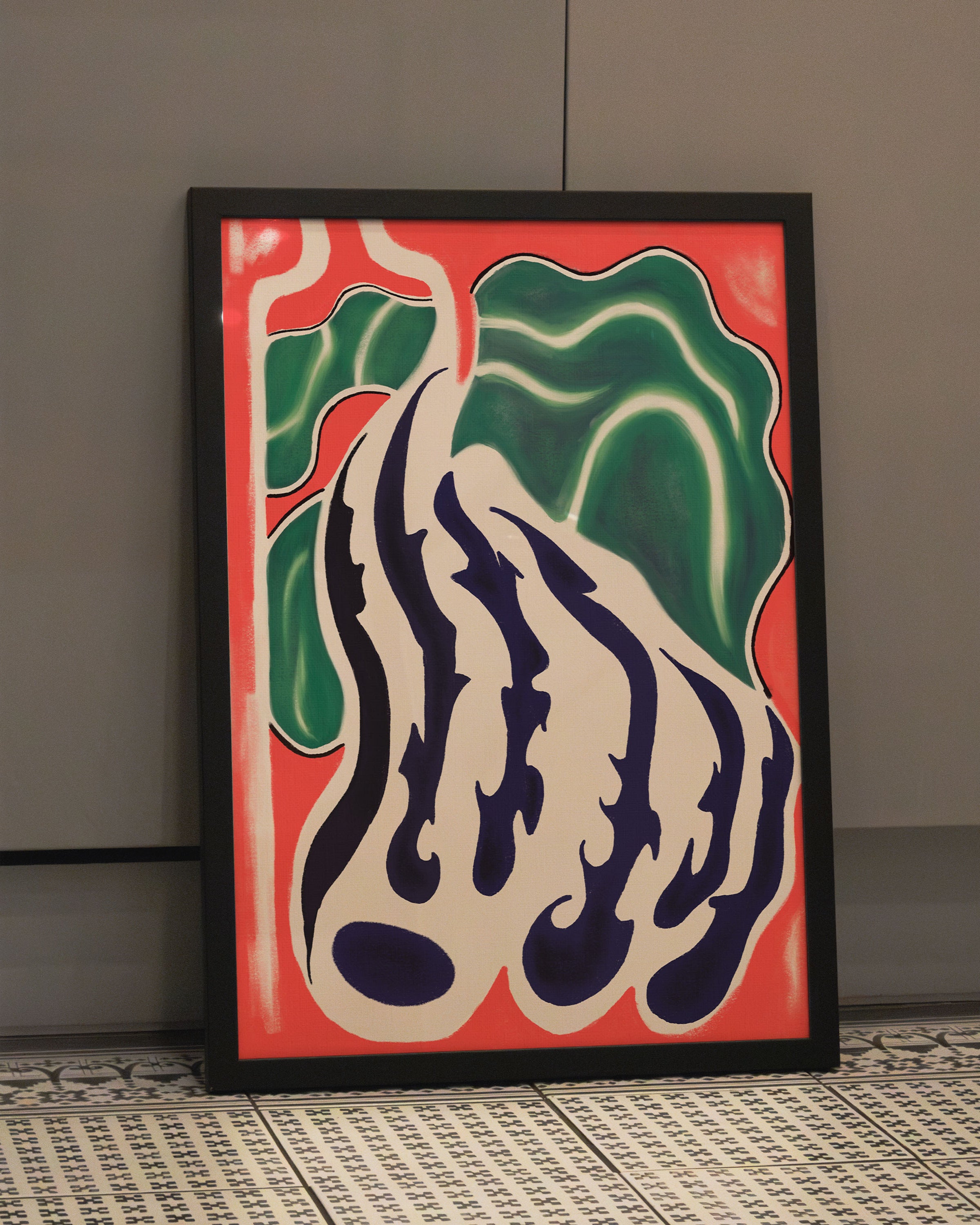 Surging Roots Poster – Print Material Wandbild, moderne Kunst & Fine Art Print von Spawnd, handgefertigt & Made in Germany
