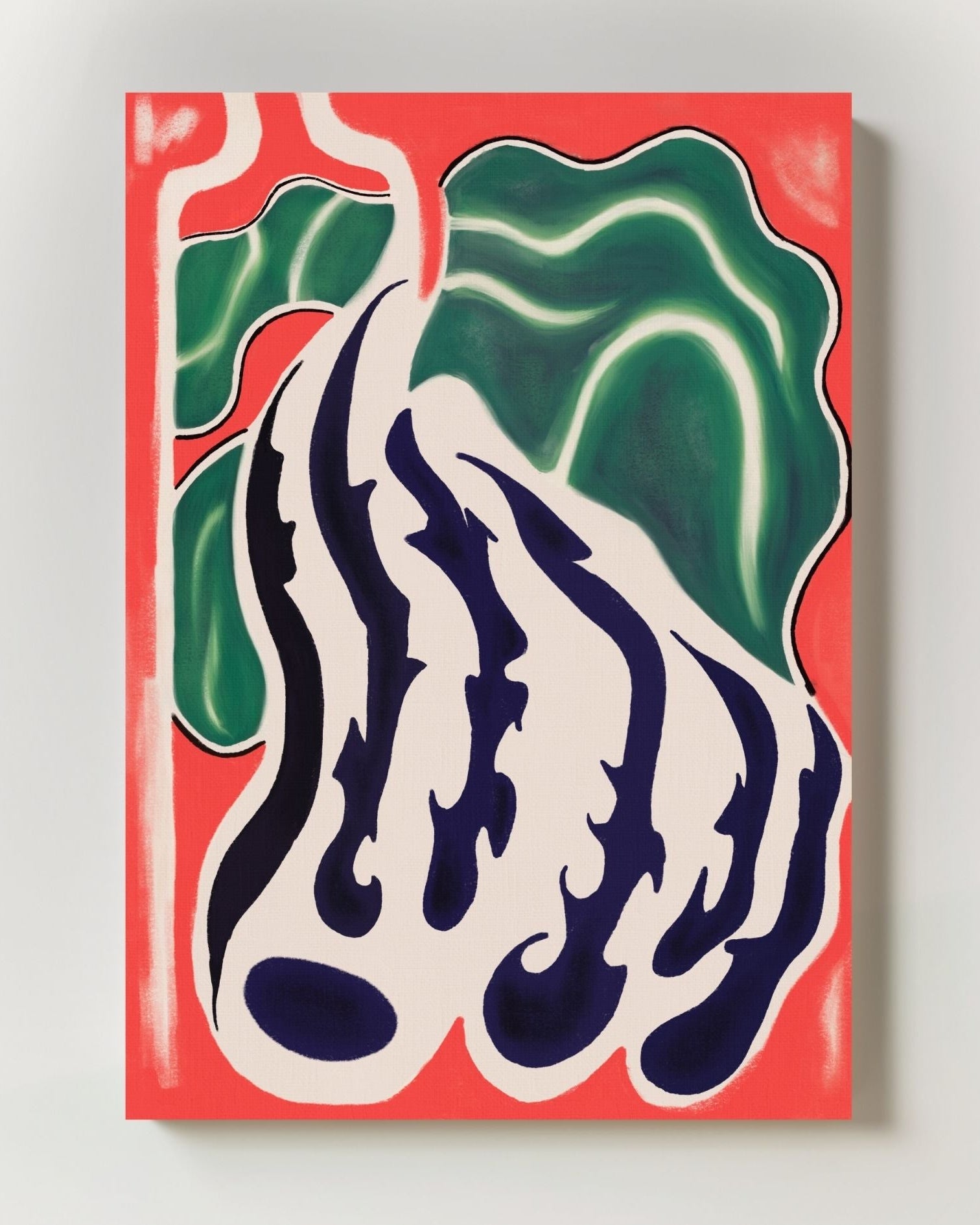 Surging Roots Poster – Print Material Wandbild, moderne Kunst & Fine Art Print von Spawnd, handgefertigt & Made in Germany