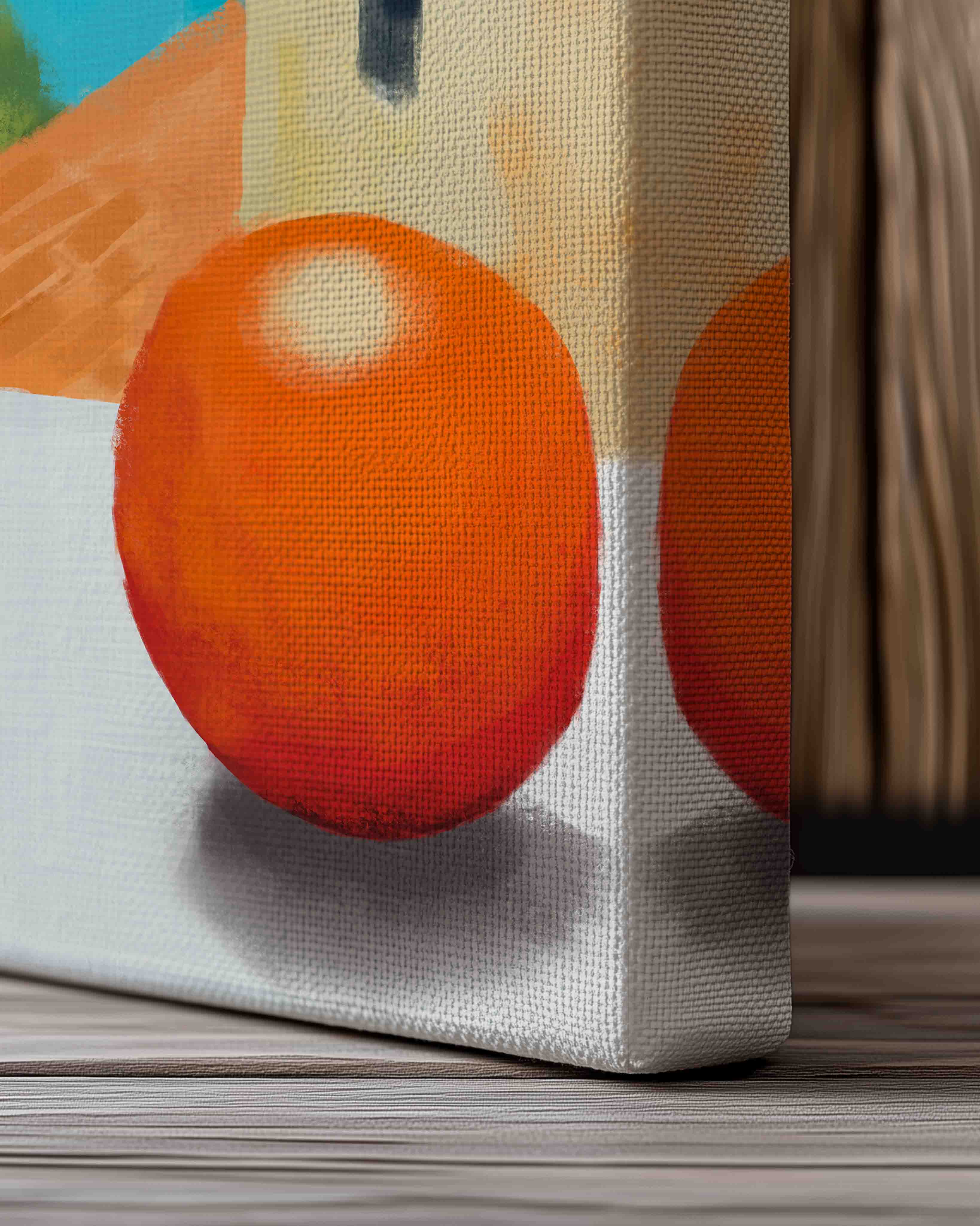 Tarde de Cítricos Poster – FineArt Wandbild, moderne Kunst & Fine Art Print von Spawnd, handgefertigt & Made in Germany