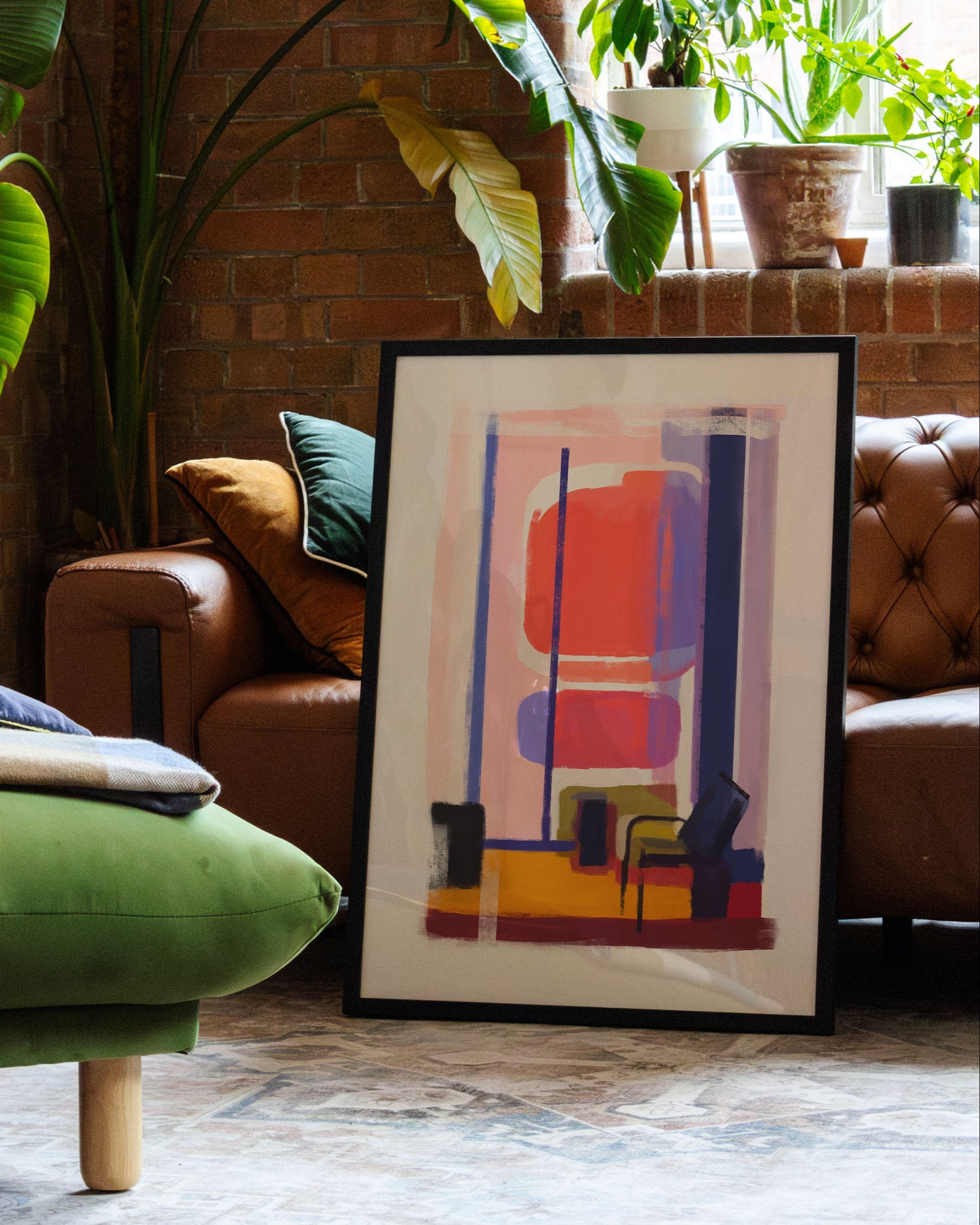 Terminal Poster – Print Material Wandbild, moderne Kunst & Fine Art Print von Spawnd, handgefertigt & Made in Germany