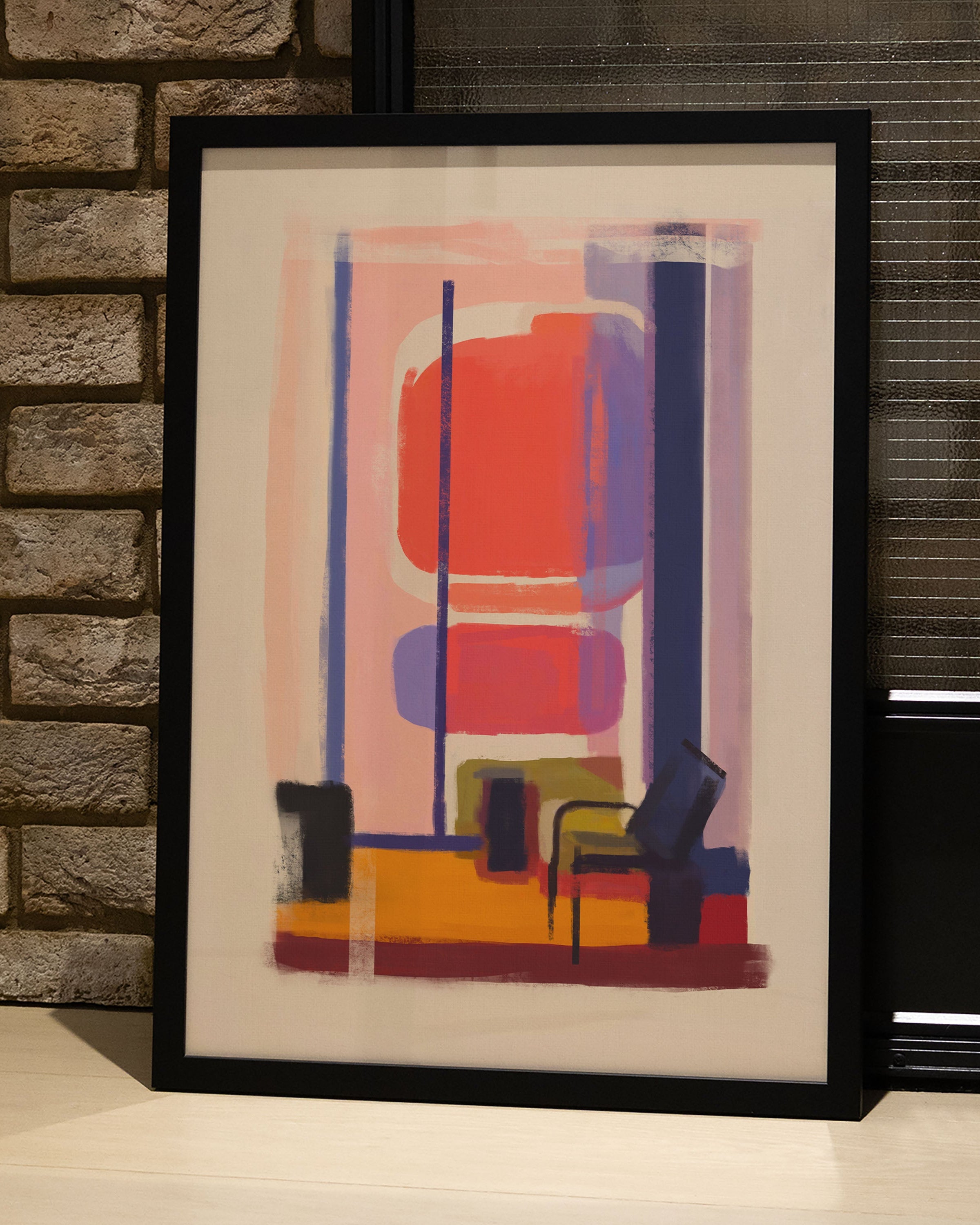 Terminal Poster – Print Material Wandbild, moderne Kunst & Fine Art Print von Spawnd, handgefertigt & Made in Germany